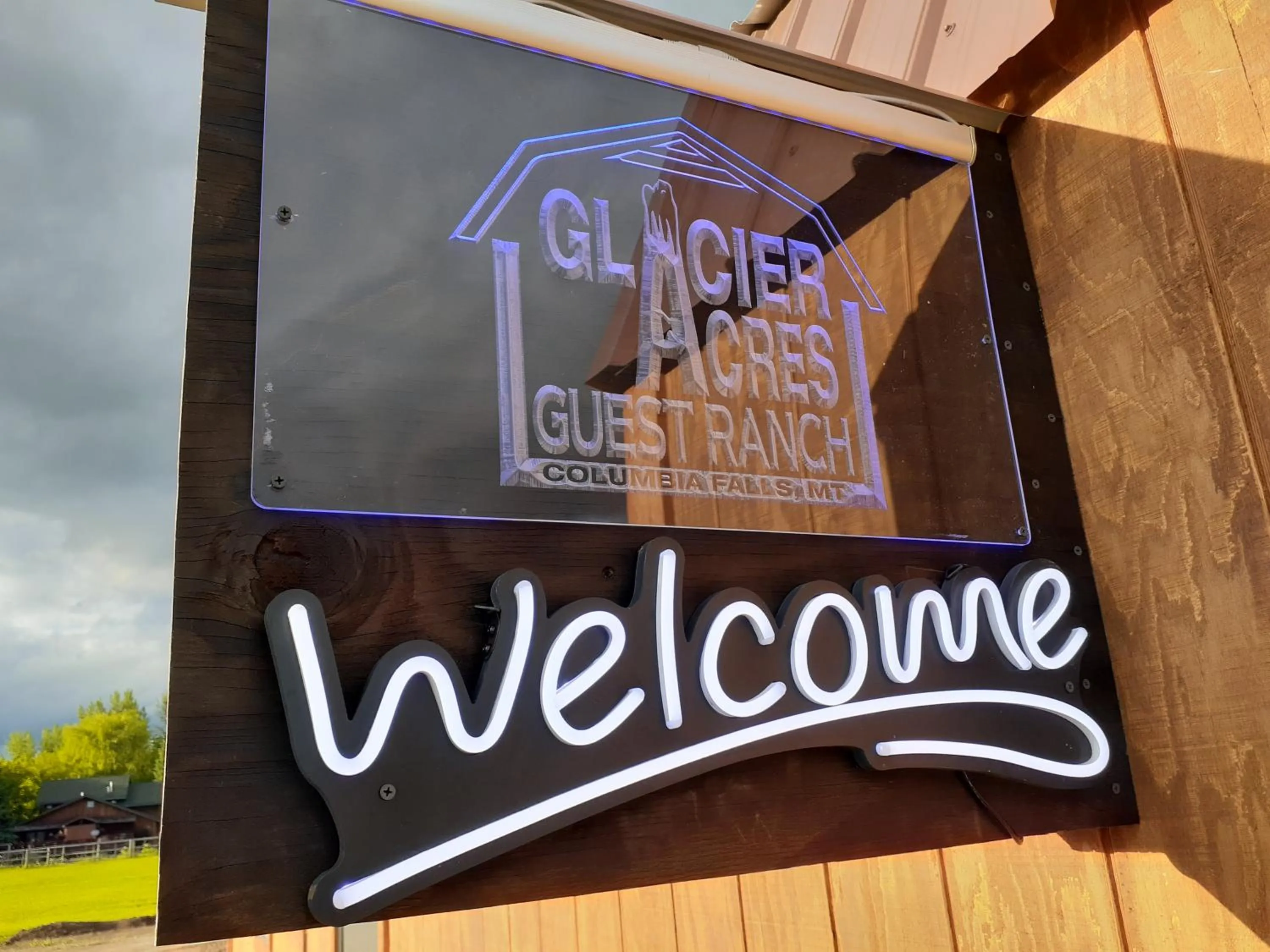 Property logo or sign in Glacier Acres Guest Ranch
