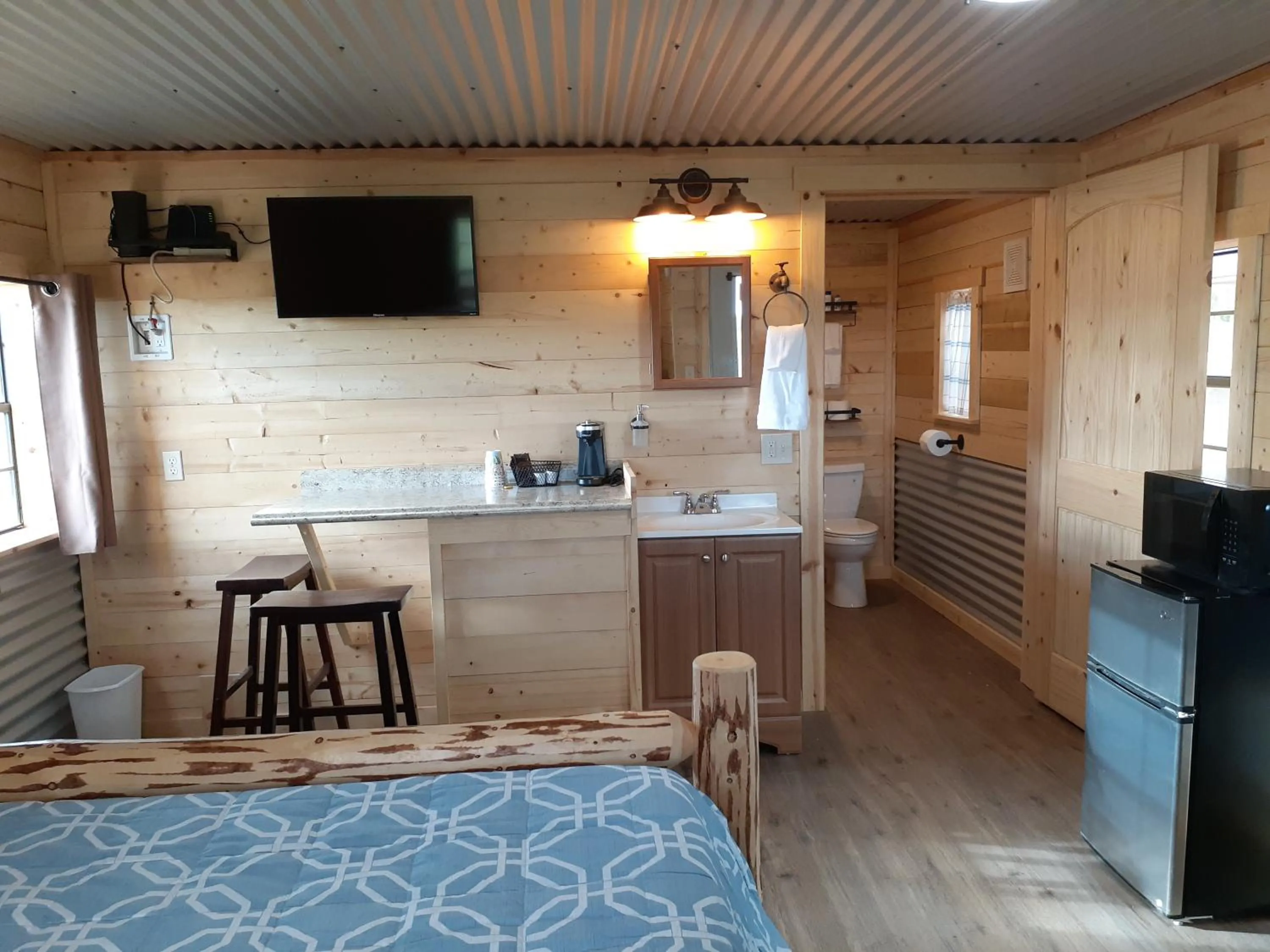 Bedroom in Glacier Acres Guest Ranch