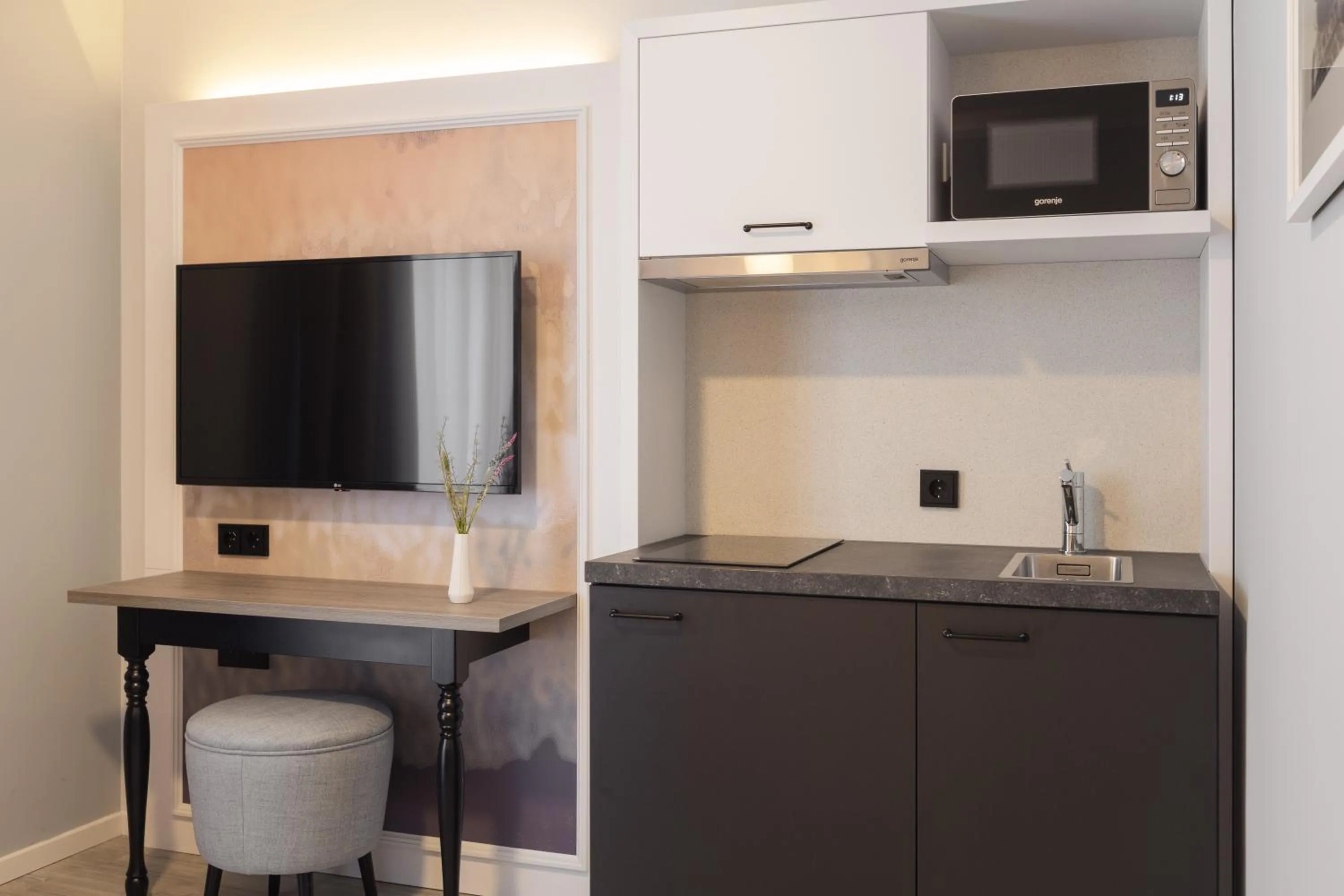 Kitchen or kitchenette in Yggotel Ravn