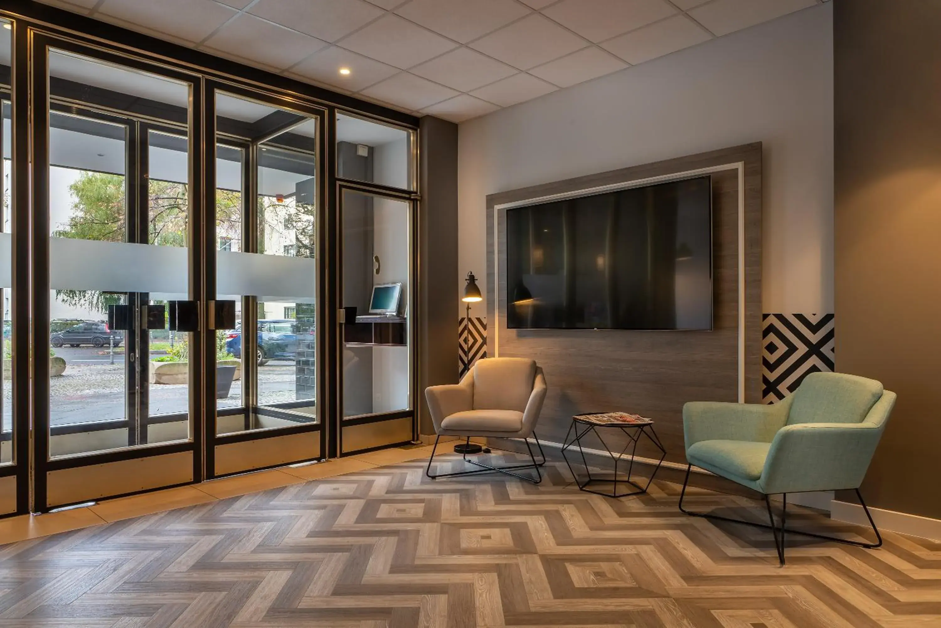 Lobby or reception in Yggotel Ravn Lobby or reception in Yggotel Ravn