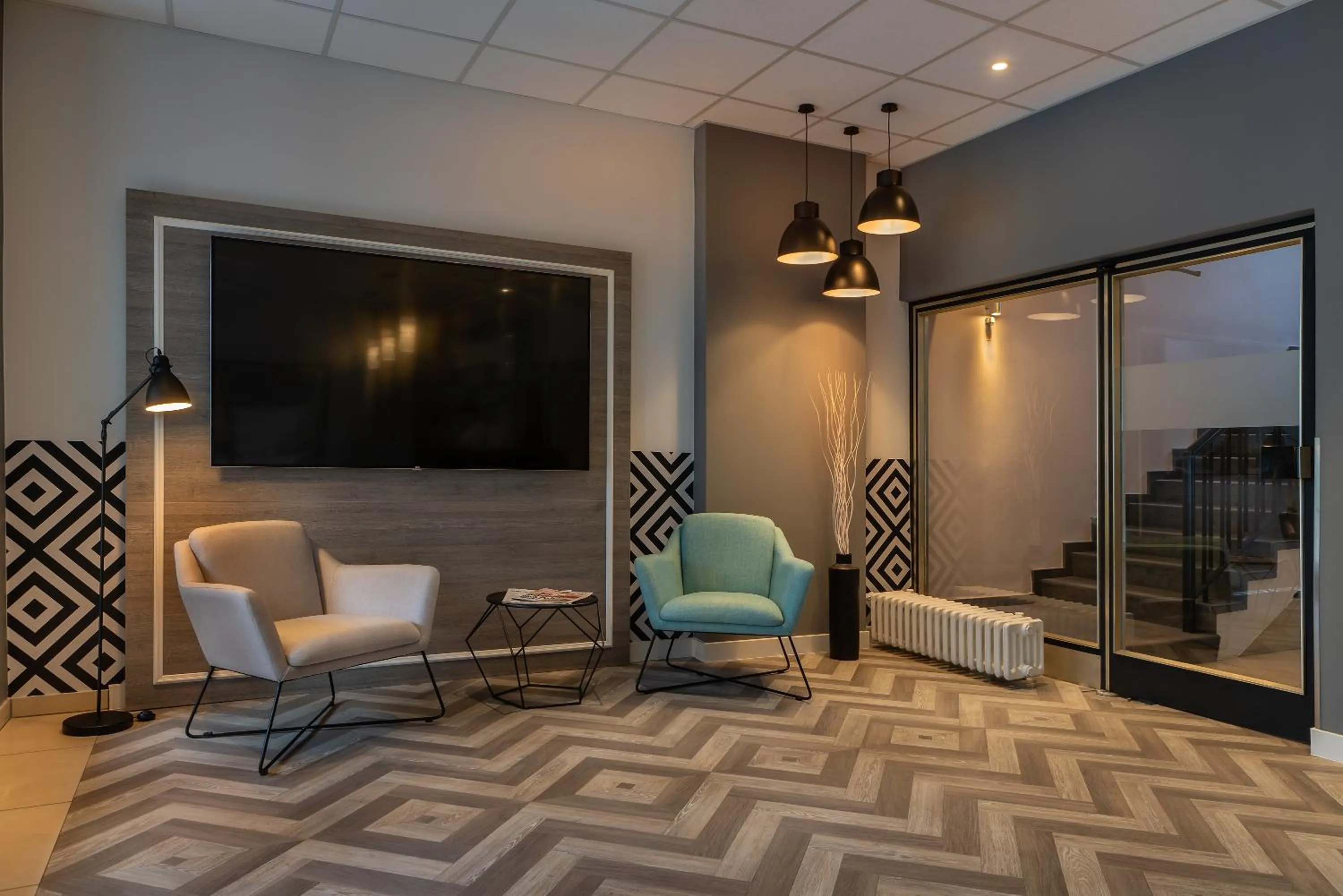 Seating area in Yggotel Ravn