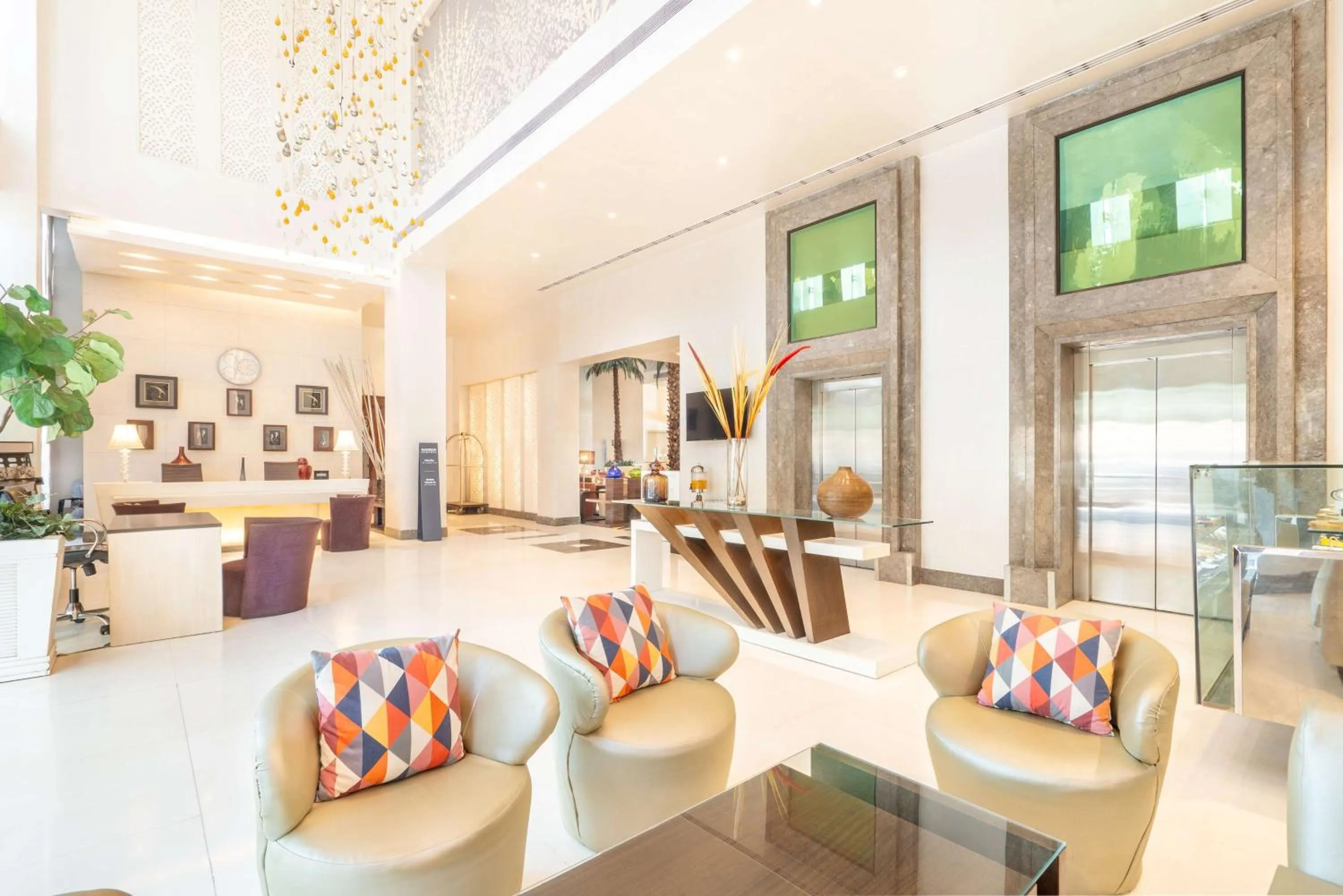 Lobby or reception in Park Plaza Faridabad