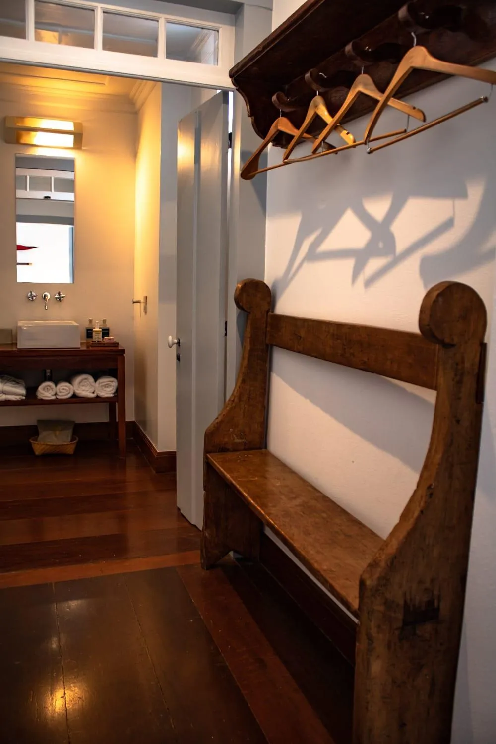 Bathroom, Bed in Casa Simone Pousada