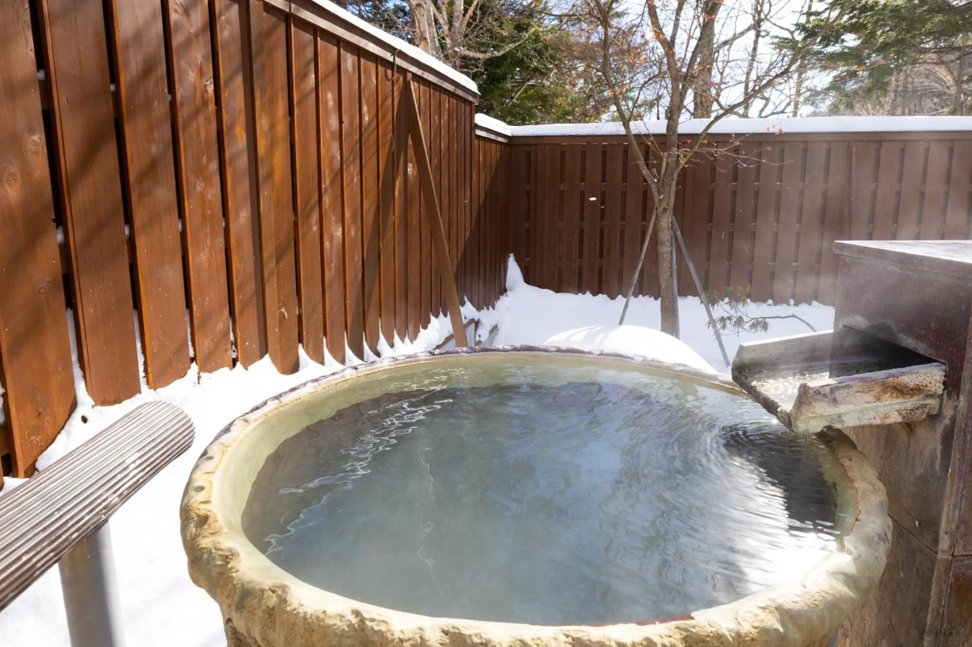 Open Air Bath in Kyukamura Nikko-Yumoto