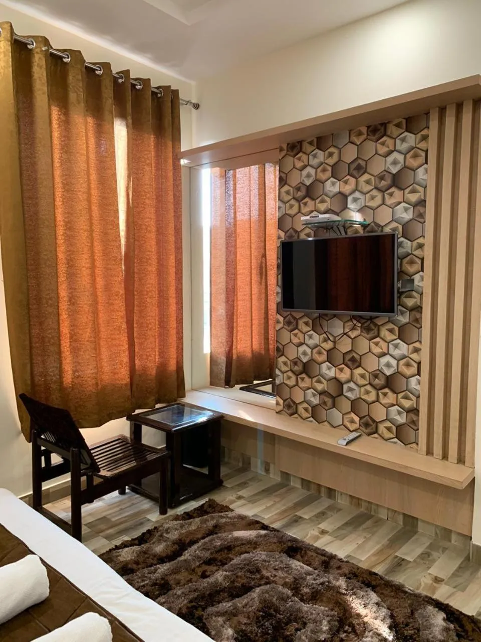 Seating area in Hotel Heaven View - 50m From Golden Temple