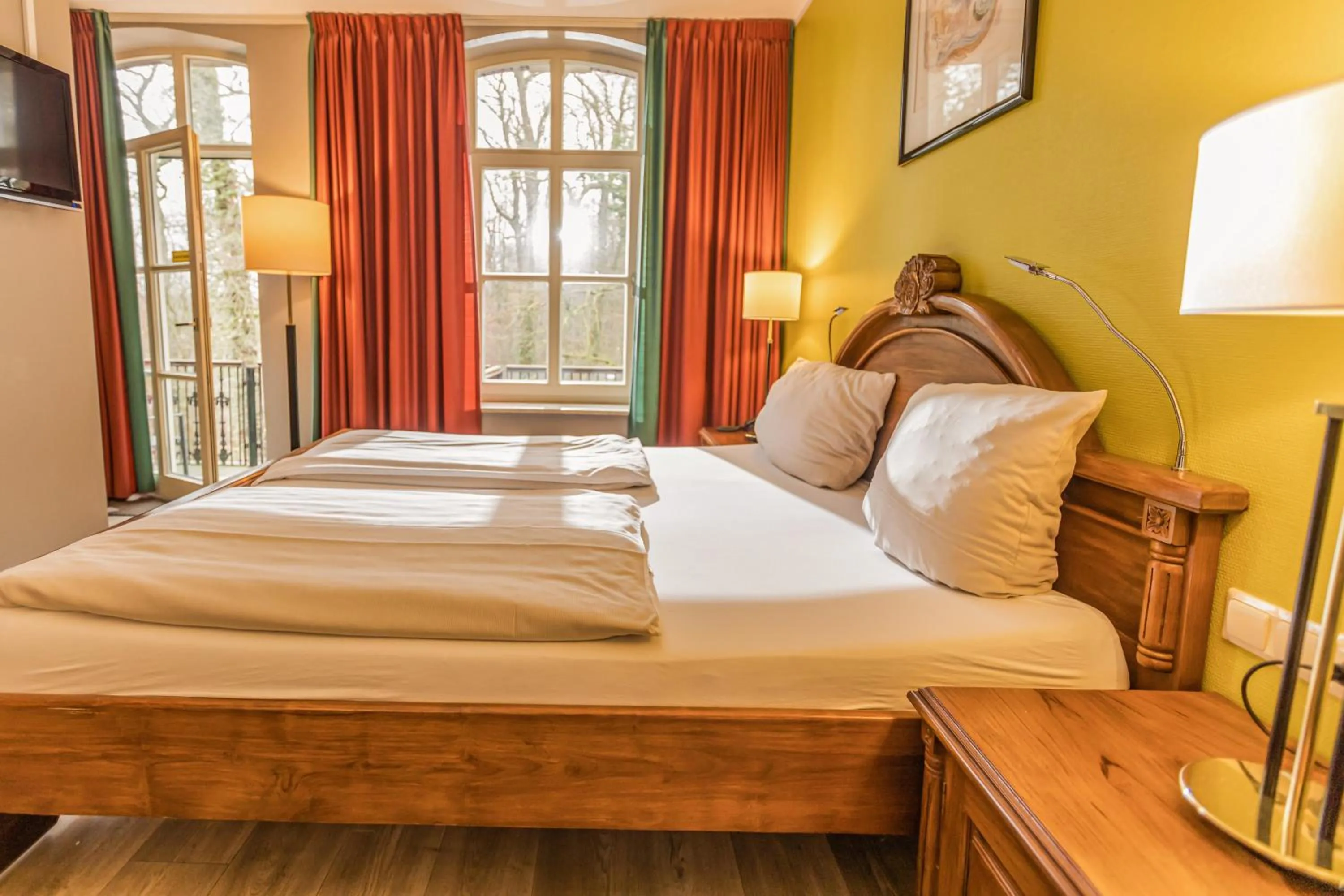 Bed in Hotel Bentheimer Hof