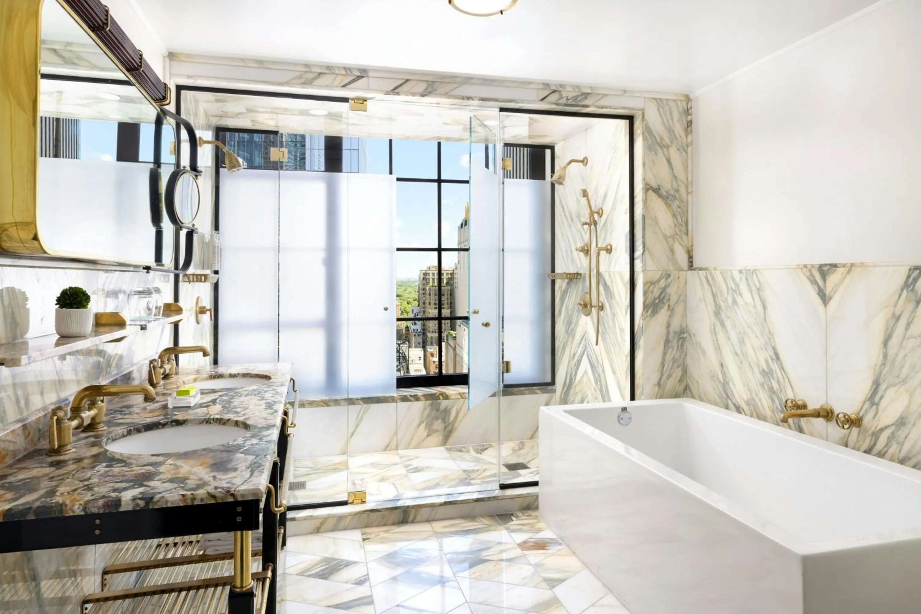 Bathroom in Le Meridien New York, Central Park