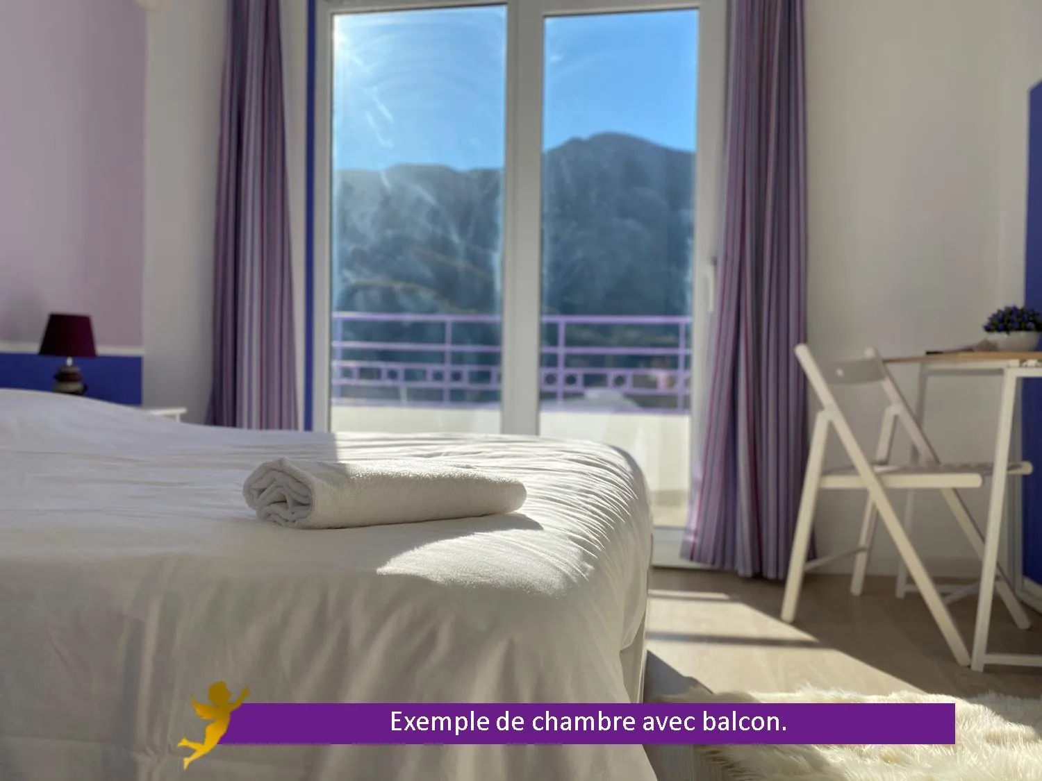Natural landscape, Bed in Domaine des Anges