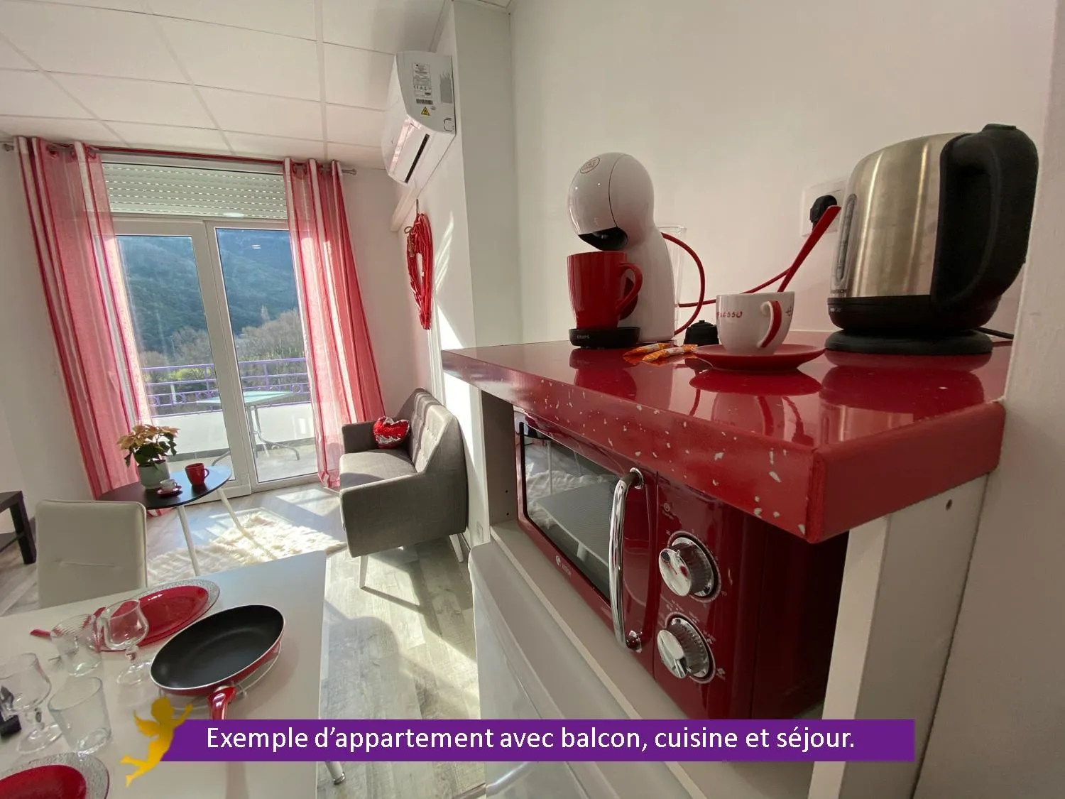 Dining area in Domaine des Anges