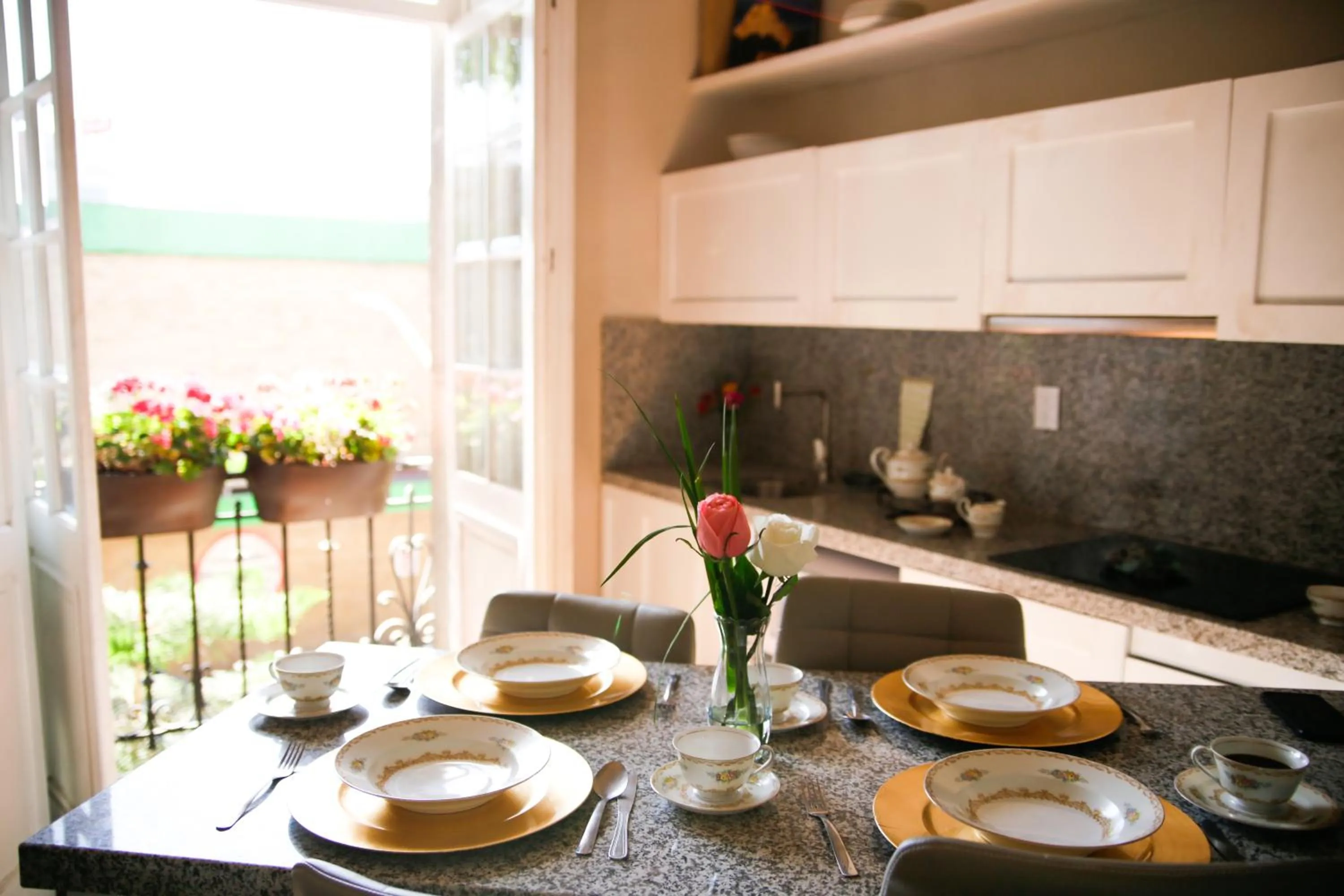 Kitchen or kitchenette in Casa Turin