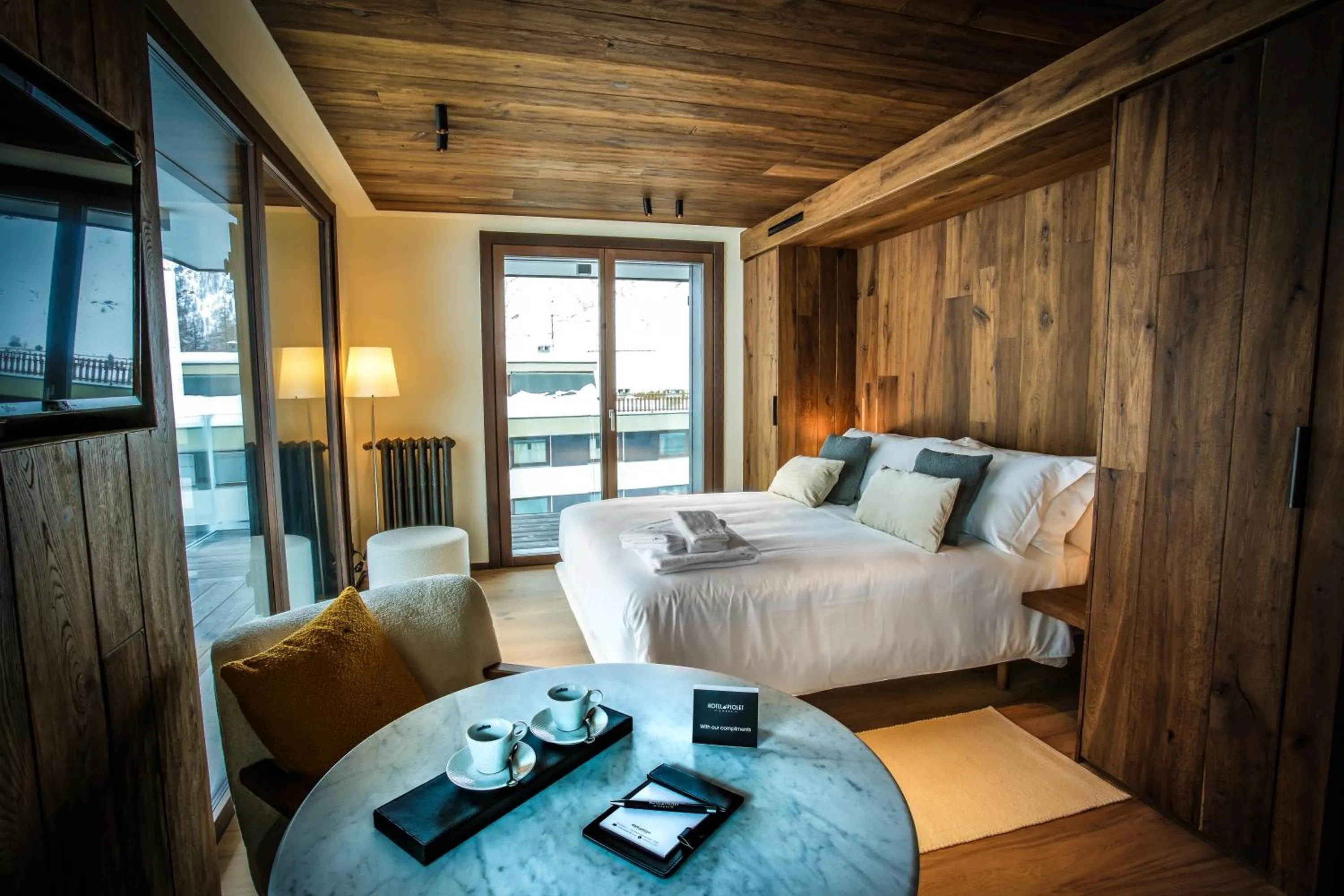 Bedroom, Bed in Hotel al Piolet