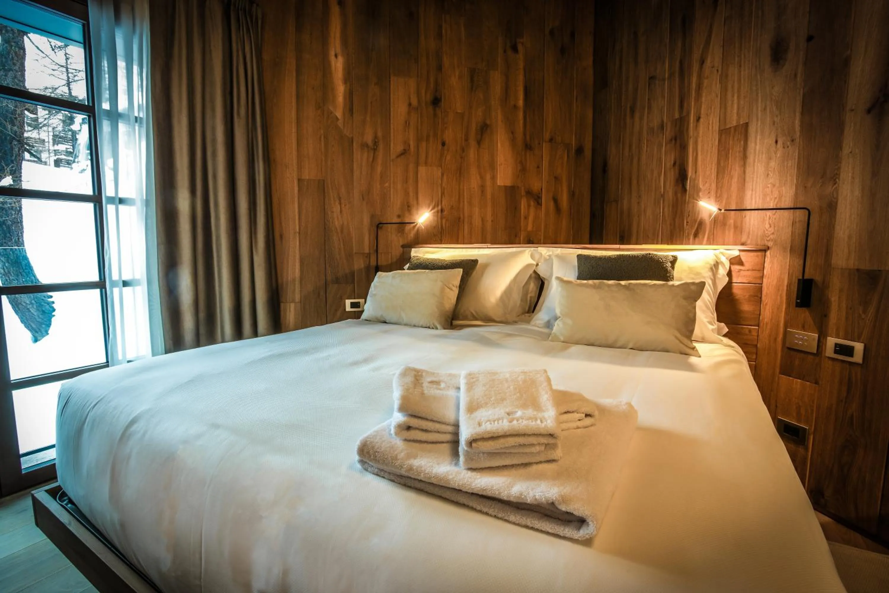 Bedroom, Bed in Hotel al Piolet