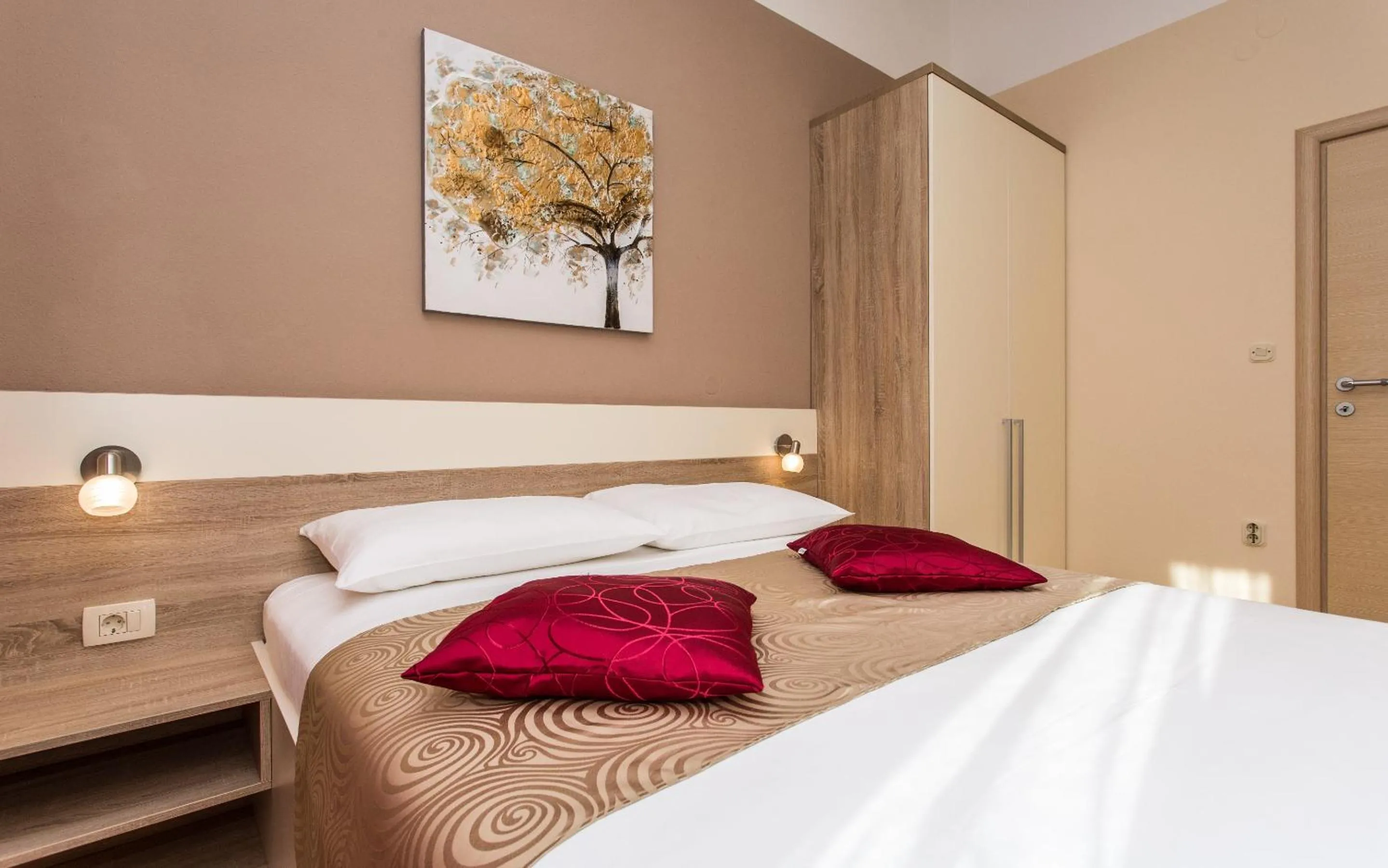 Bedroom, Bed in Apartments Polonijo