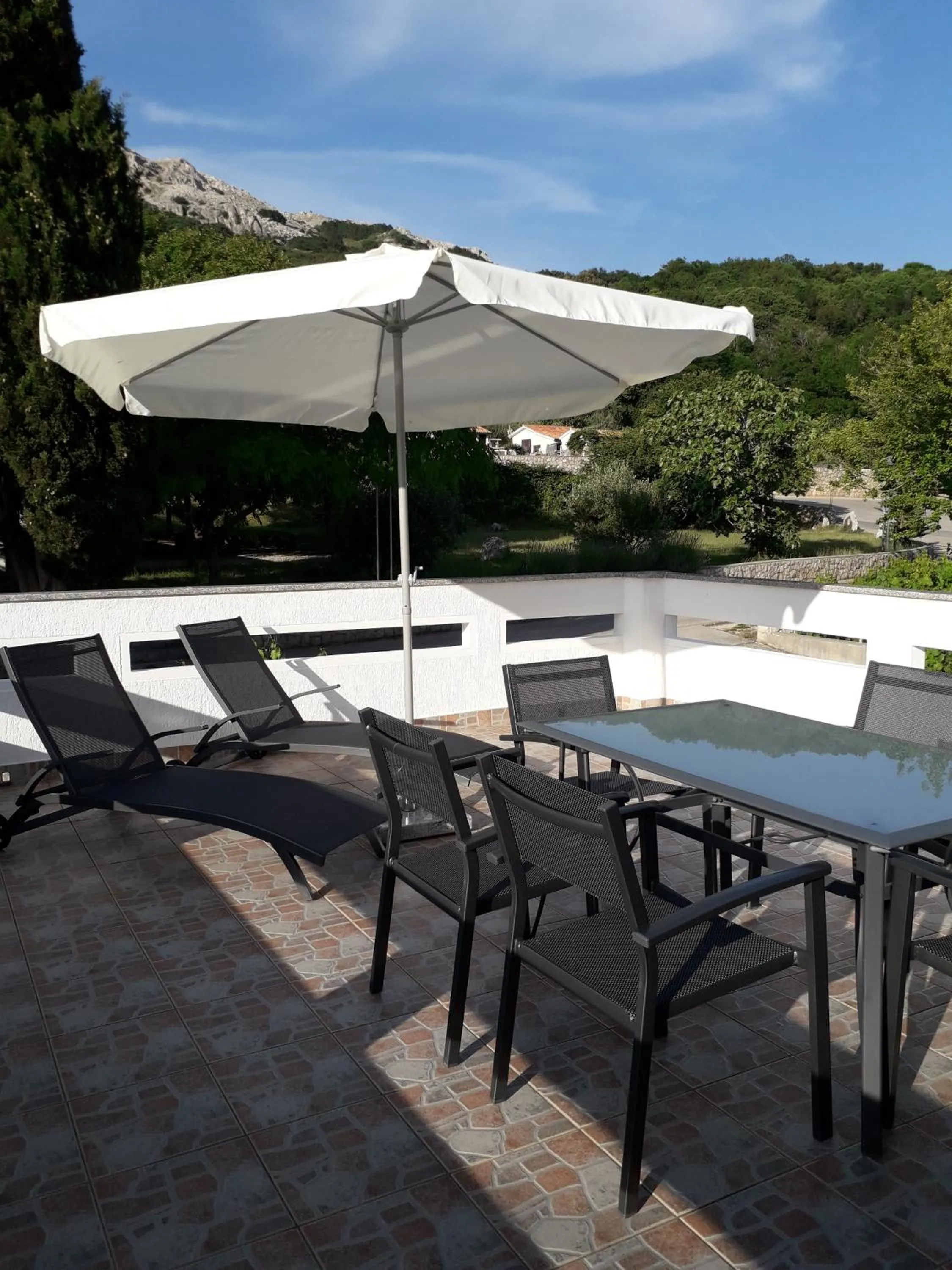 Garden view in Apartments Polonijo