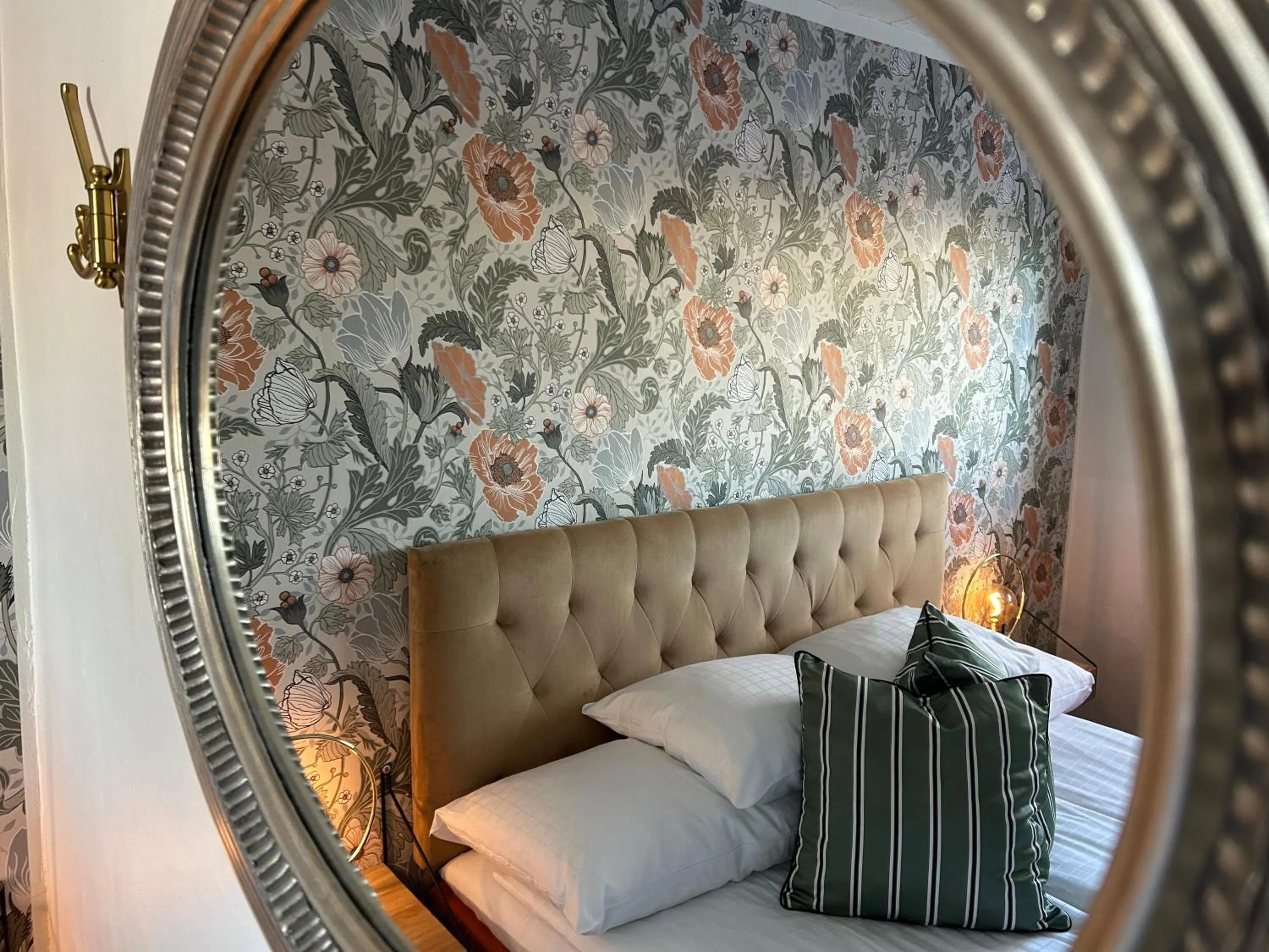 Bedroom, Bed in Halmstad Gårdshotell