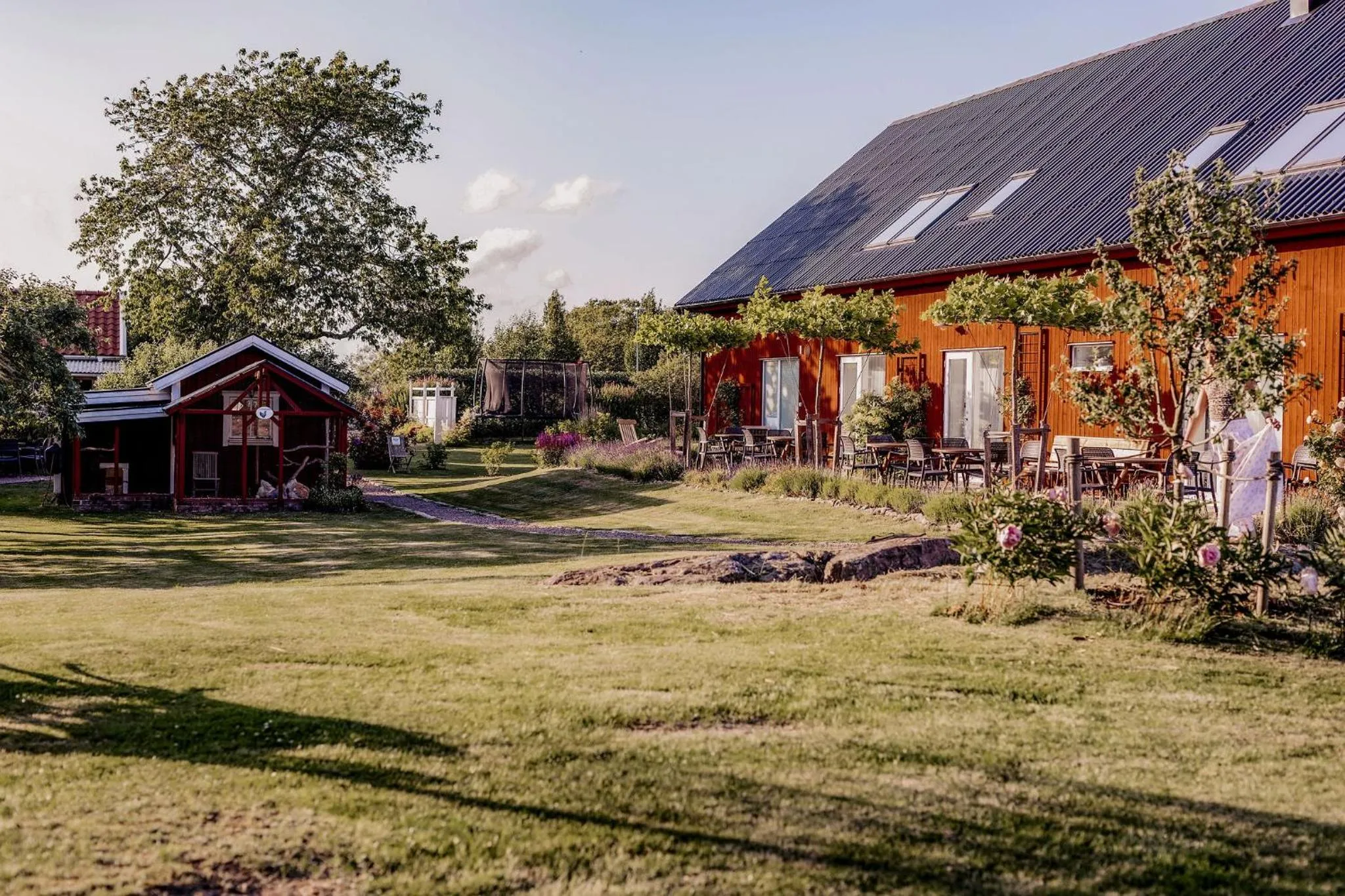 Garden view in Halmstad Gårdshotell