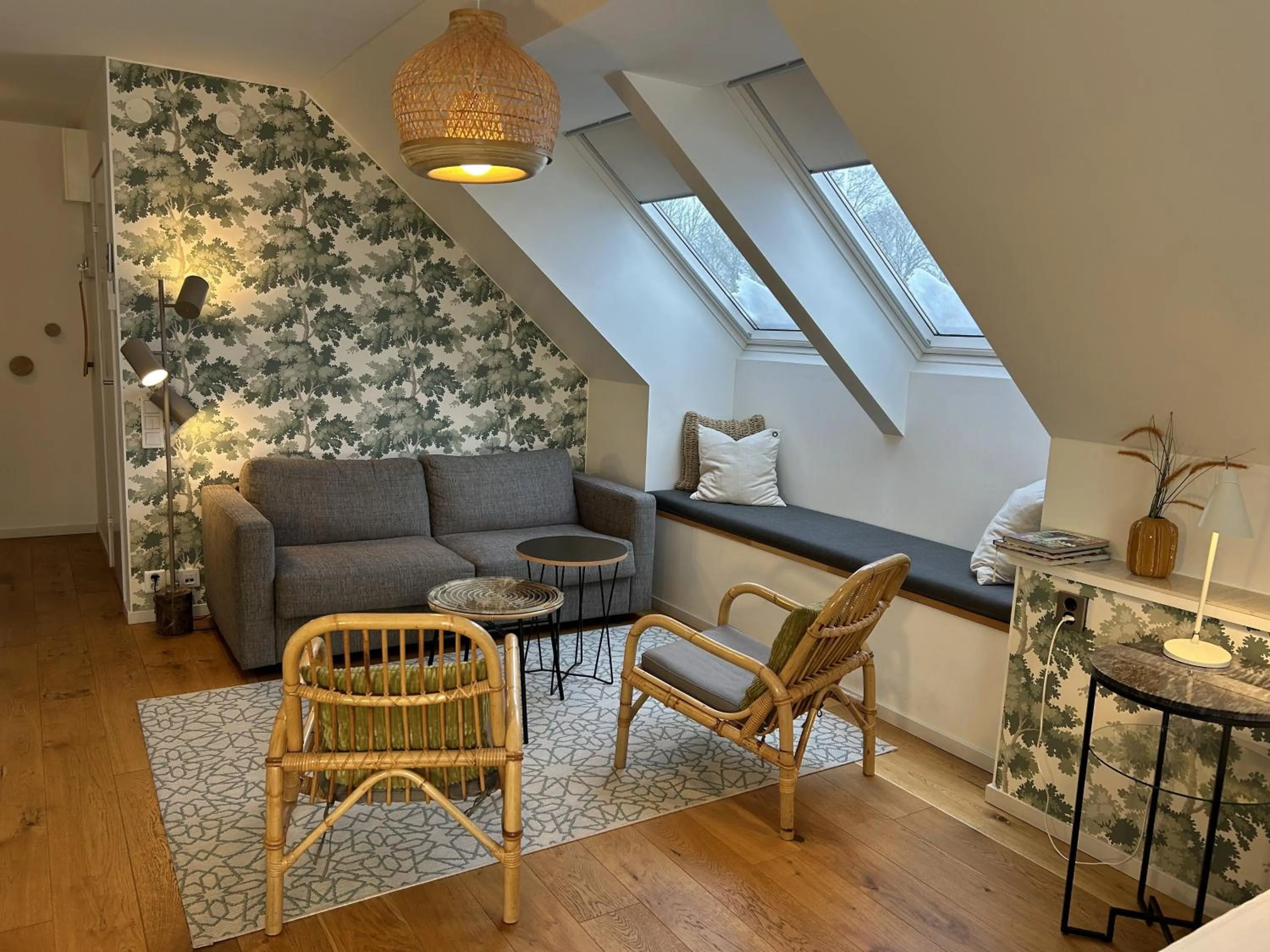 Seating area in Halmstad Gårdshotell