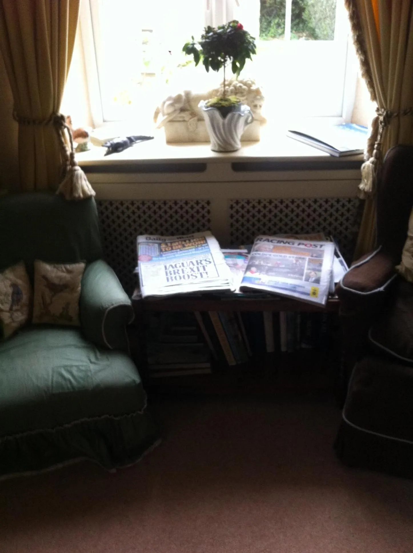 Living room in Petercott