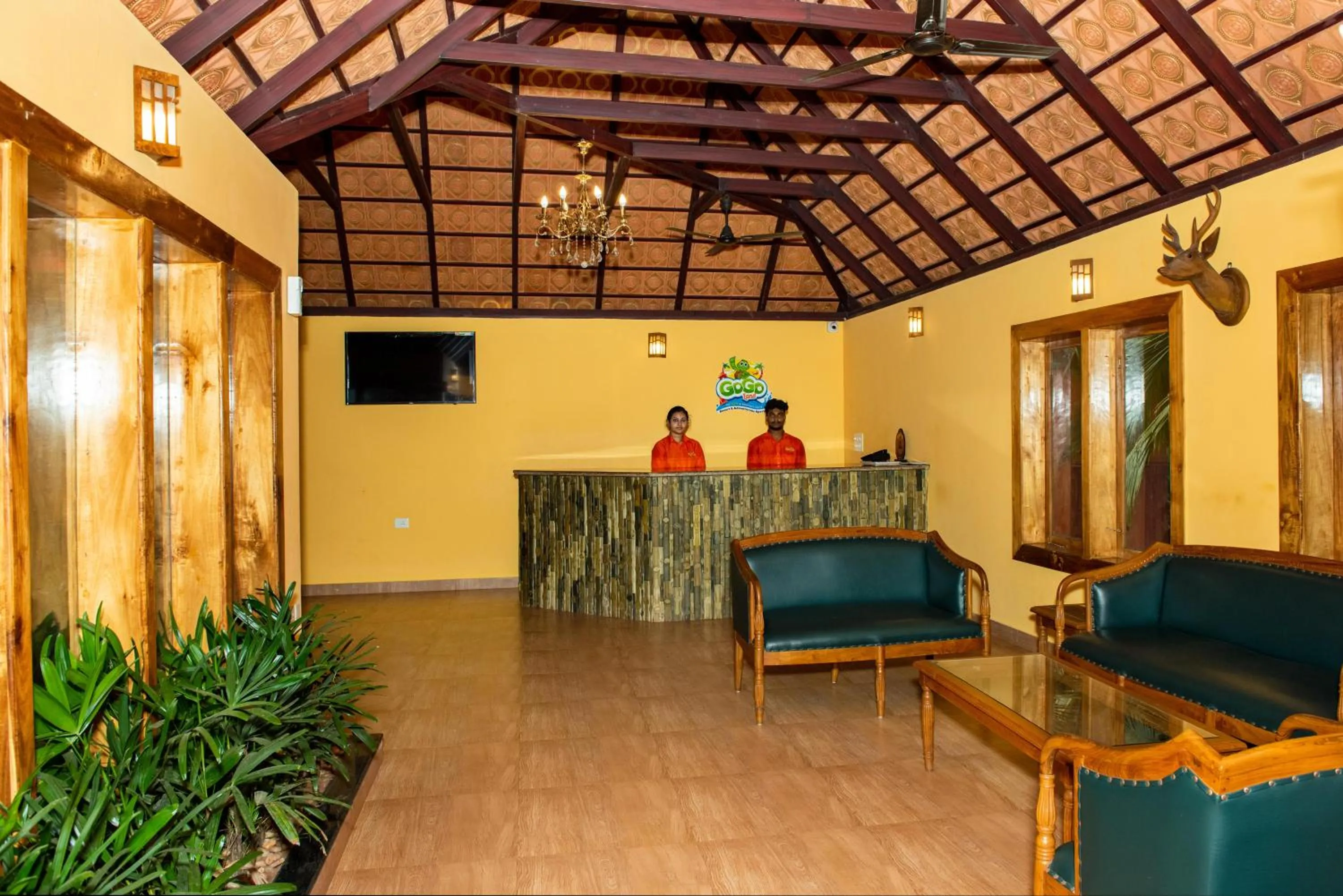 Lobby or reception in GoGo Land Resort & Adventurous Sports