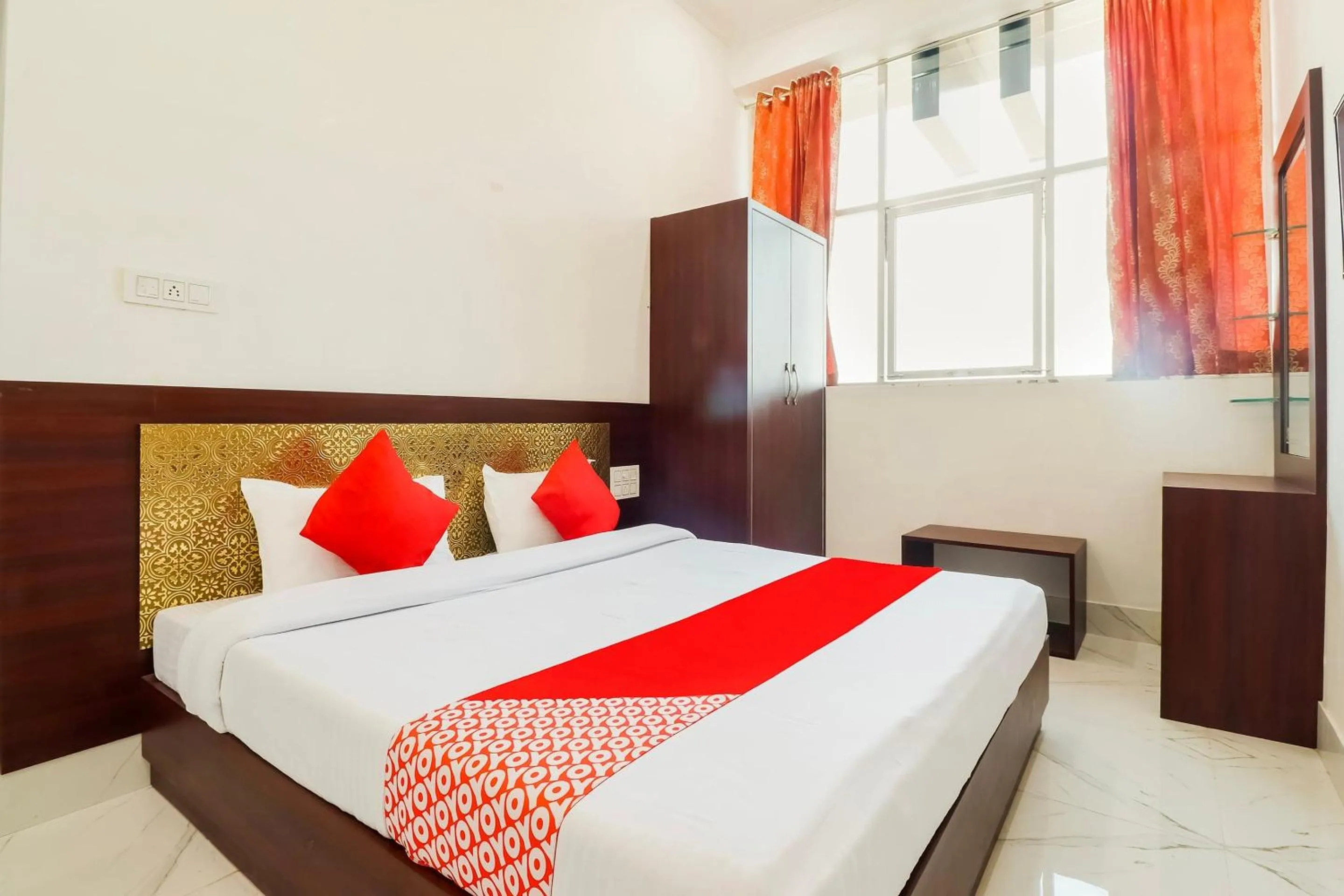 Bedroom in Hotel O Subham Residency