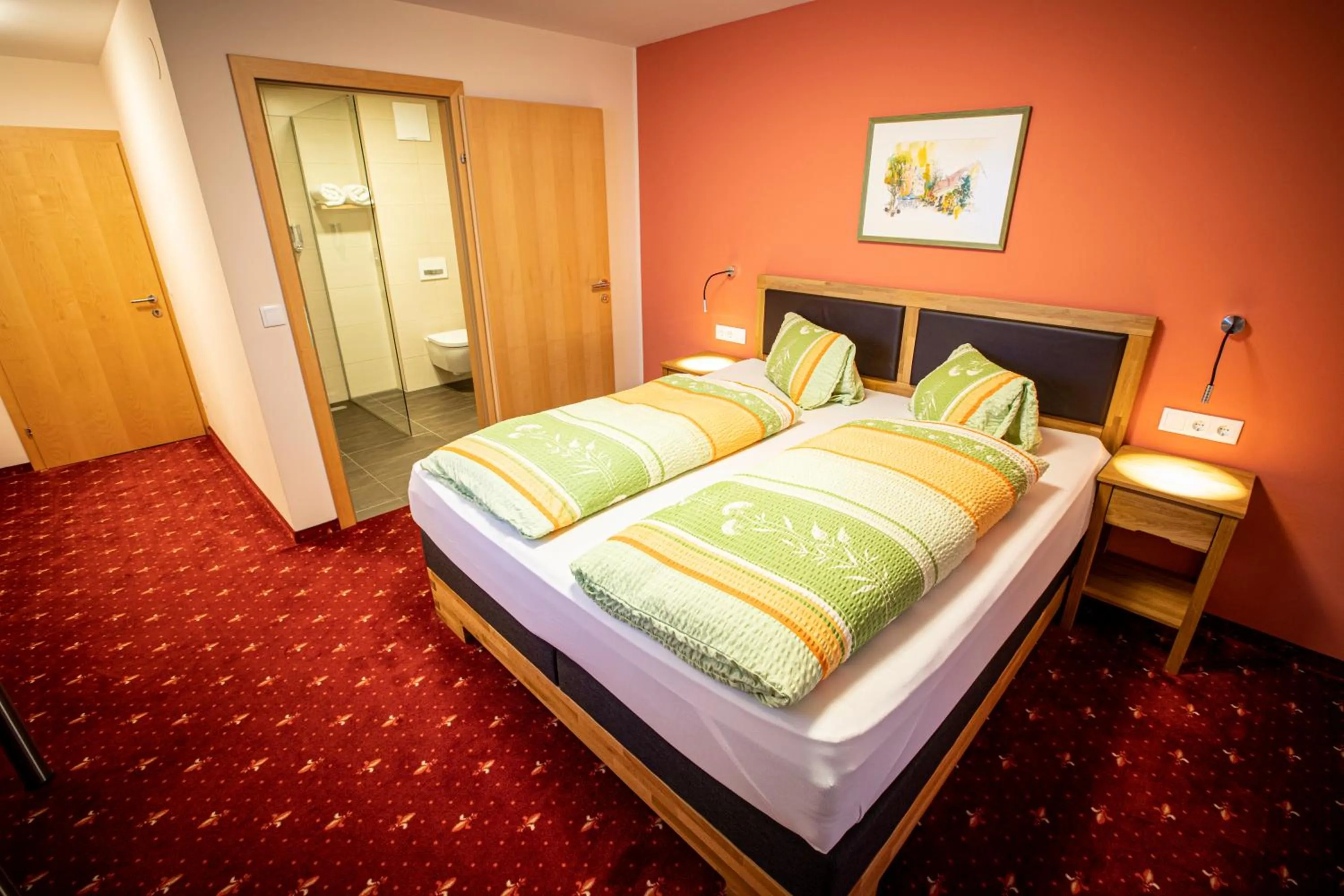 Bed in Hotel Eckbergerhof