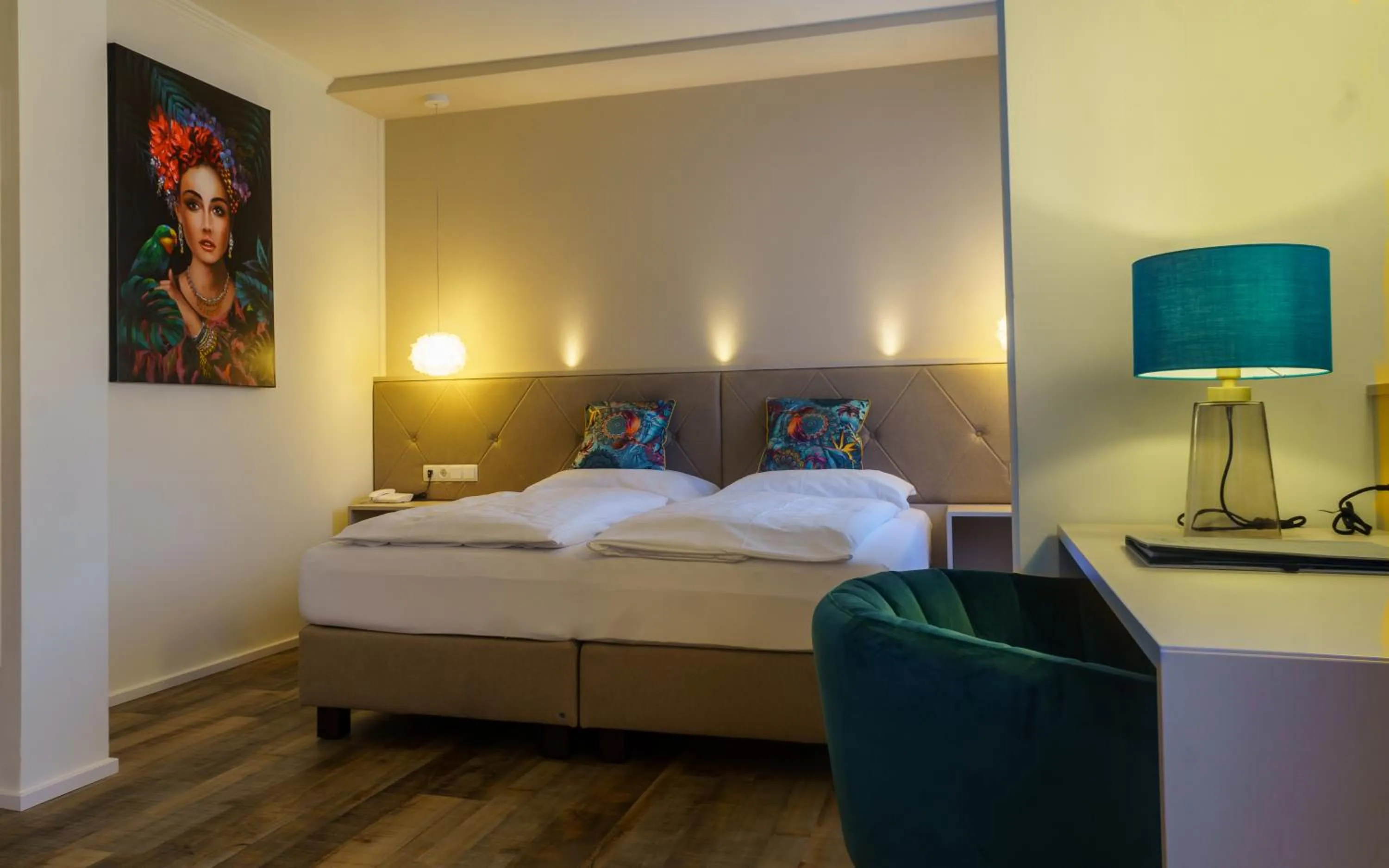 Bed in Hotel-Restaurant Gollner