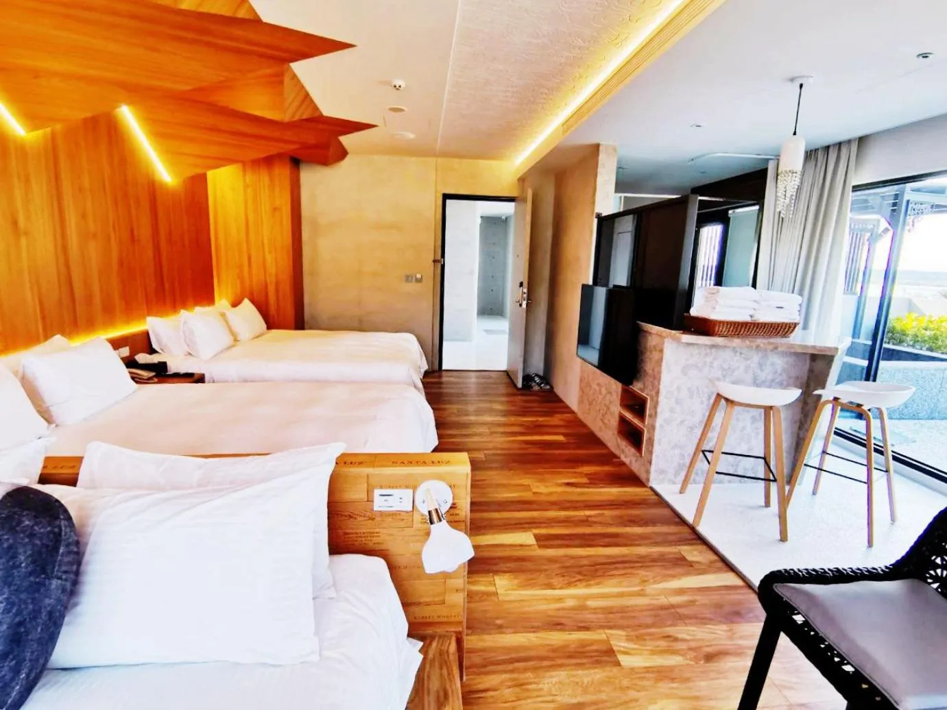 Photo of the whole room, Bed in Kenting Gala Vineyard