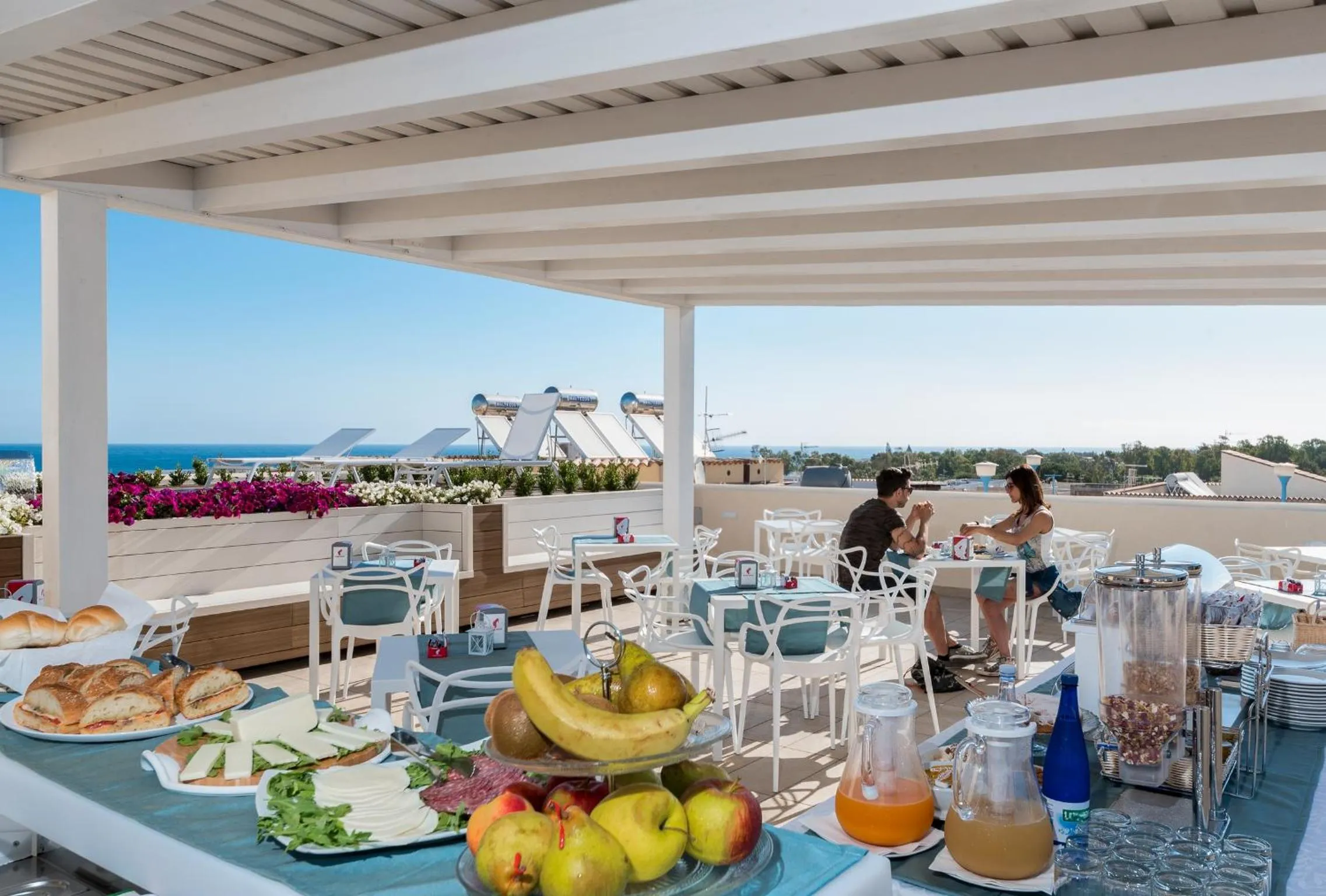 Buffet breakfast in Artemide Hotel