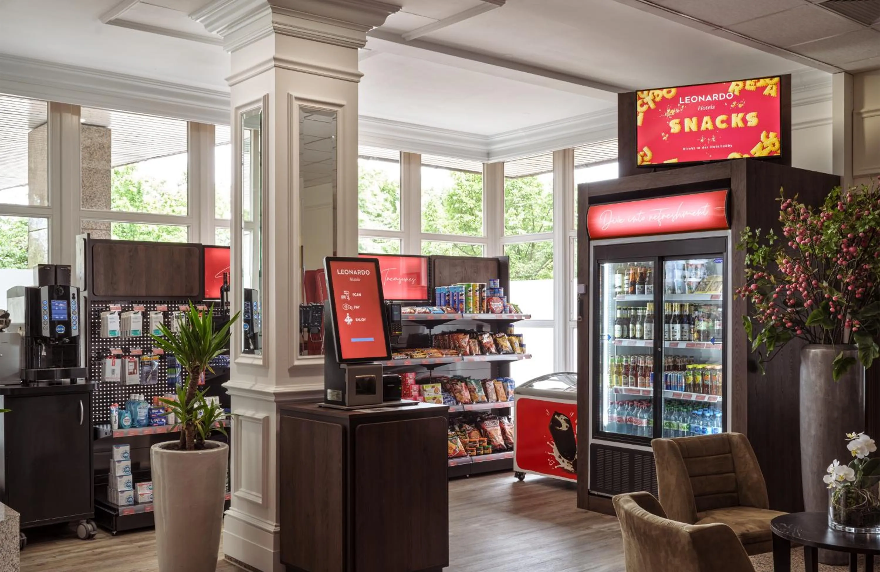 On-site shops in Leonardo Hotel Hamburg Stillhorn