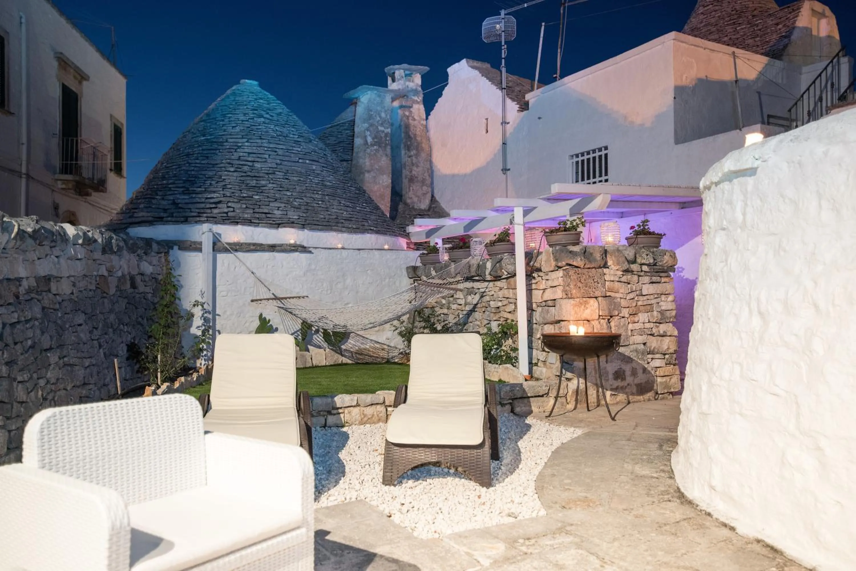 Patio in Trulli Holiday Deluxe & Wellness