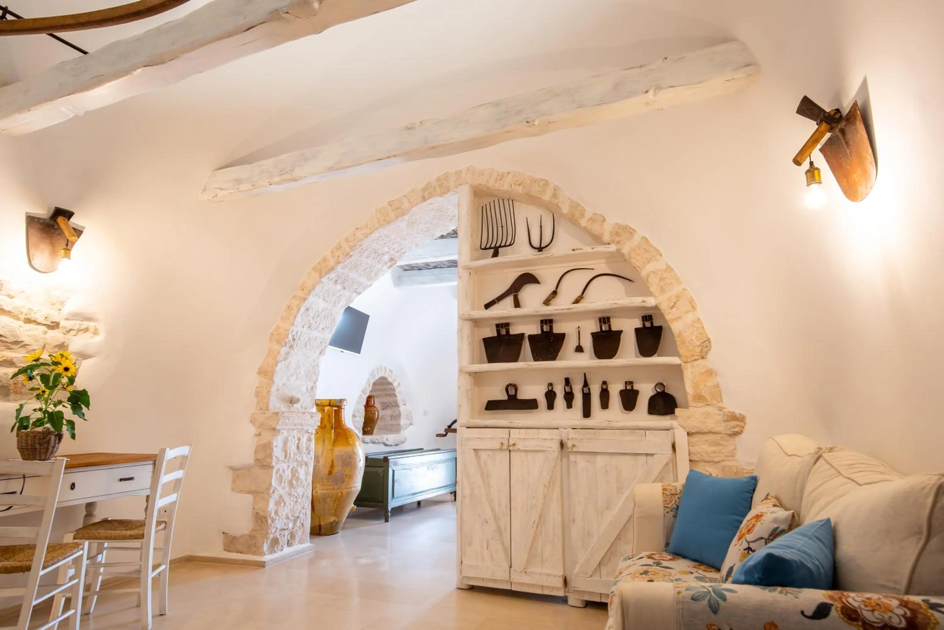 Living room in Trulli Holiday Deluxe & Wellness