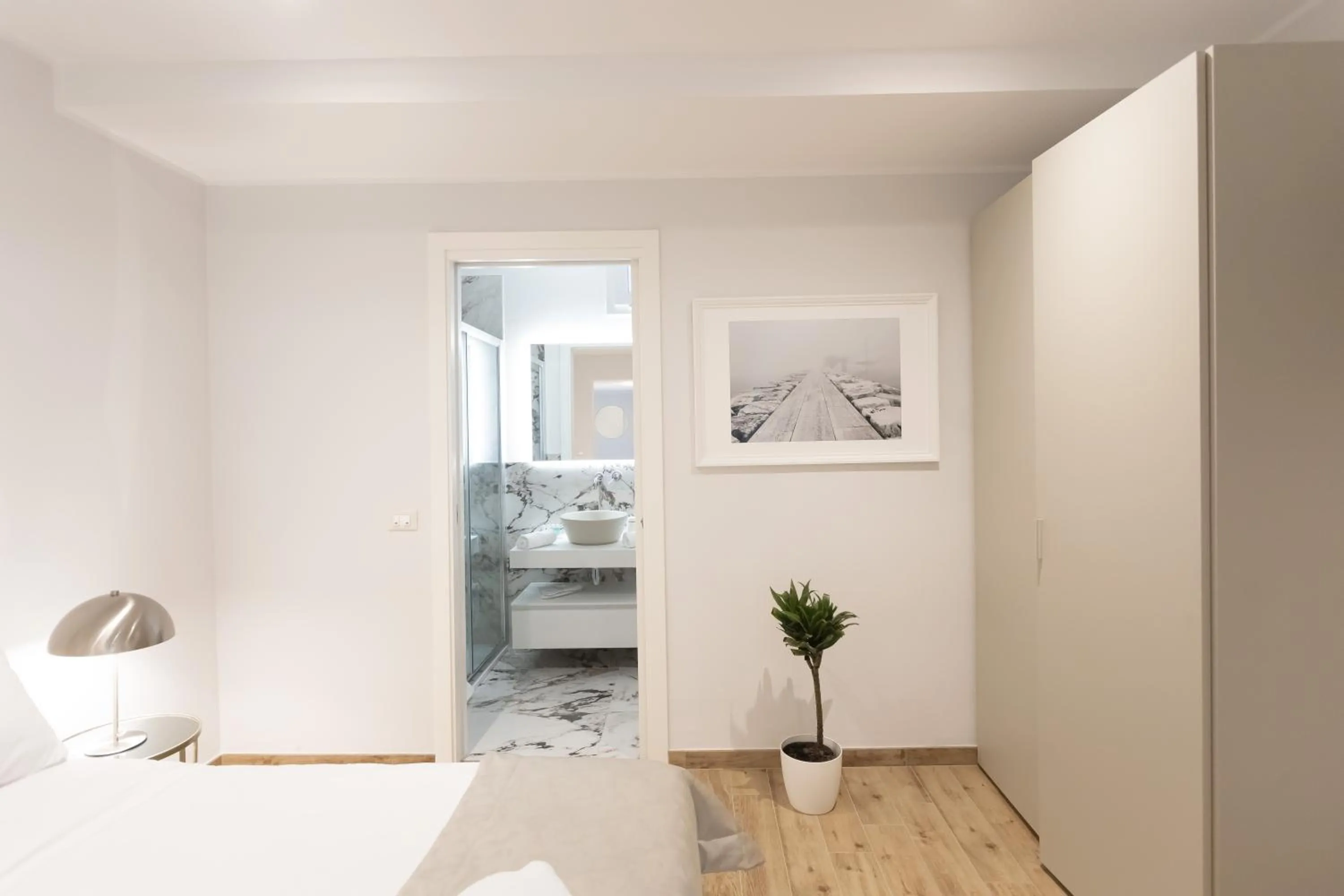 Bathroom, Bed in Ca' Benedetta Suite House Apartsuite Chioggia