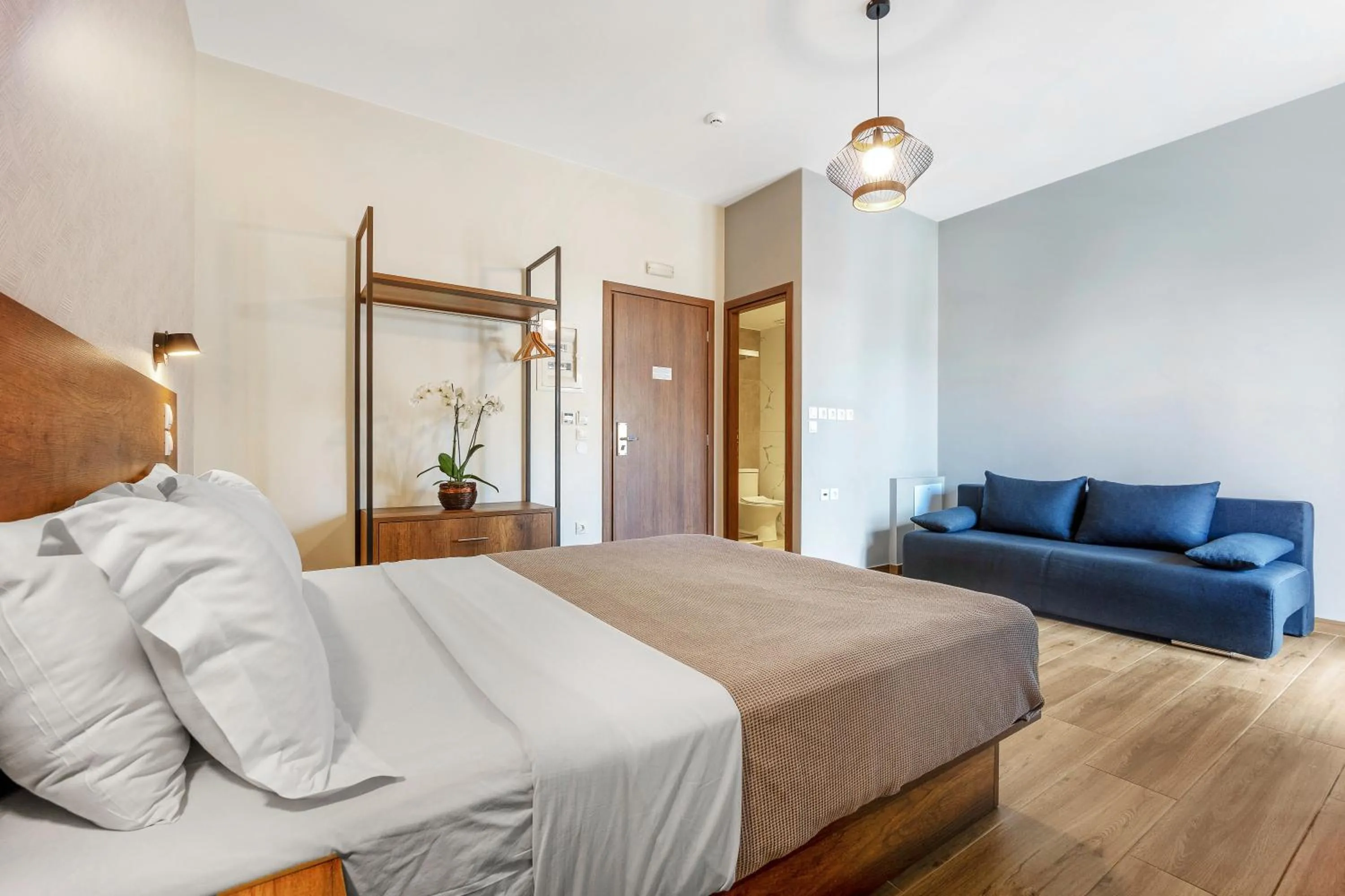 Photo of the whole room, Bed in Aethon Airport Project-FREE SHUTTLE by GK Properties