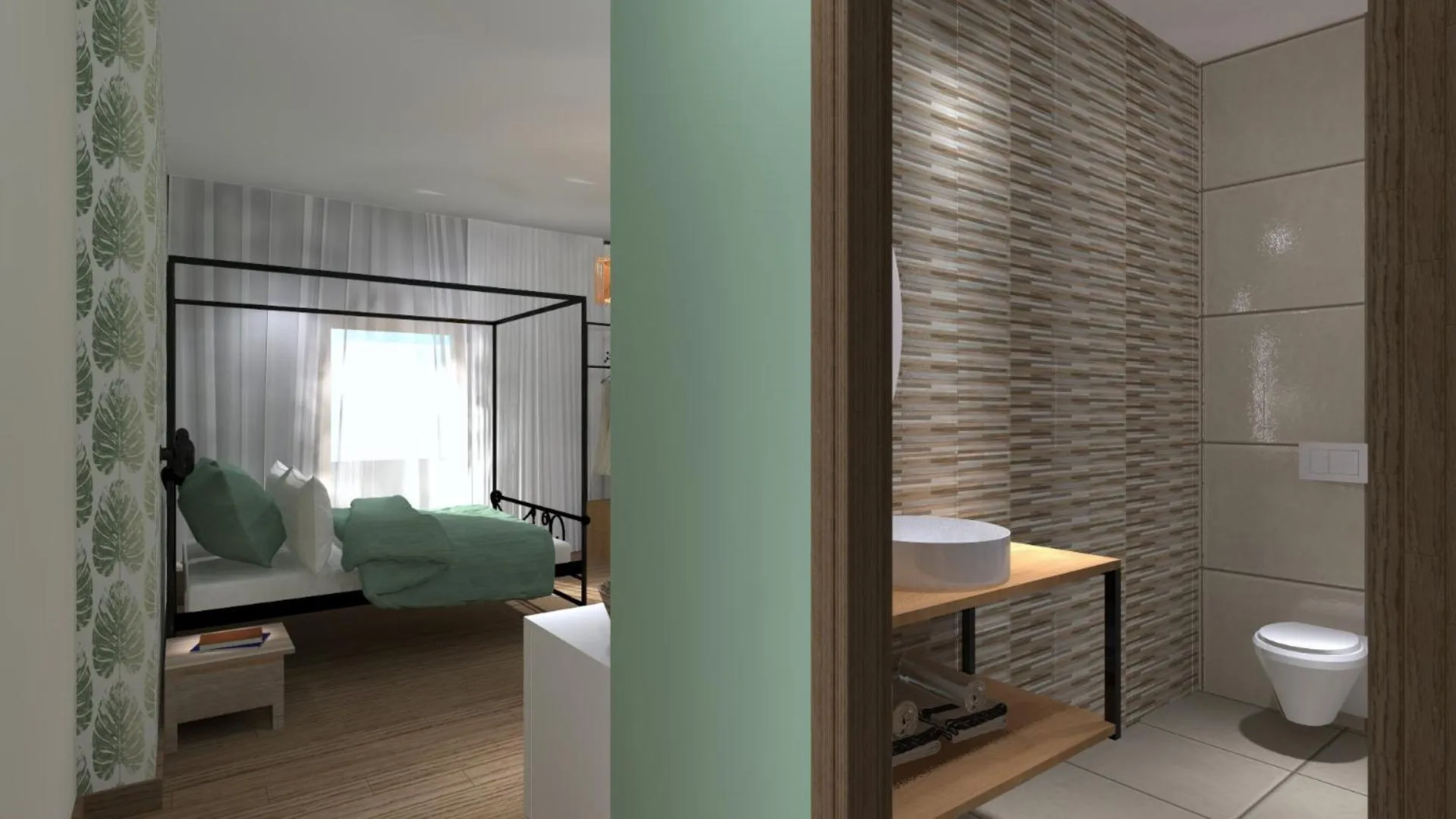 Bathroom, Bed in Aethon Airport Project-FREE SHUTTLE by GK Properties