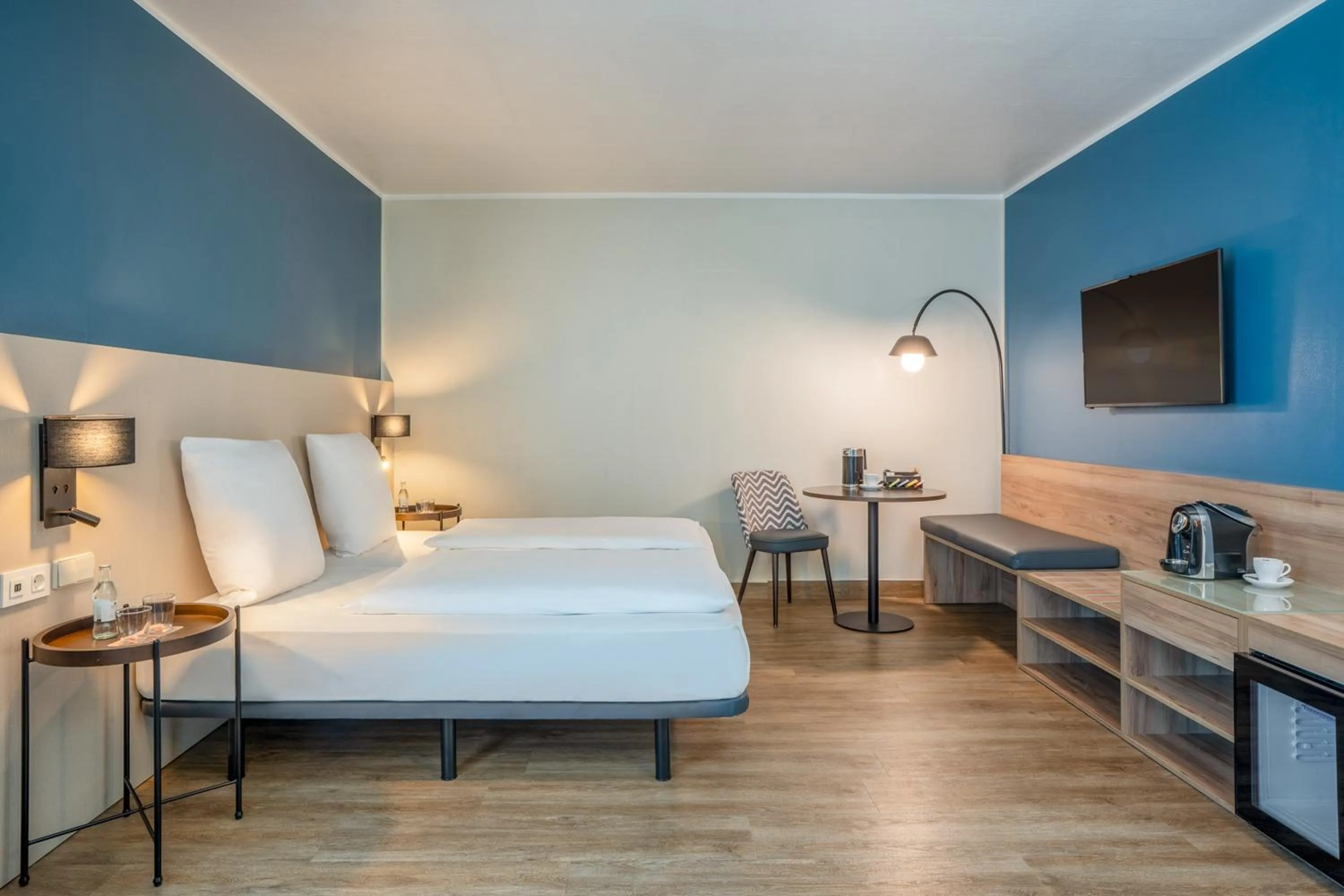 Bed in Hotel Oberhausen Neue Mitte affiliated by Meliá