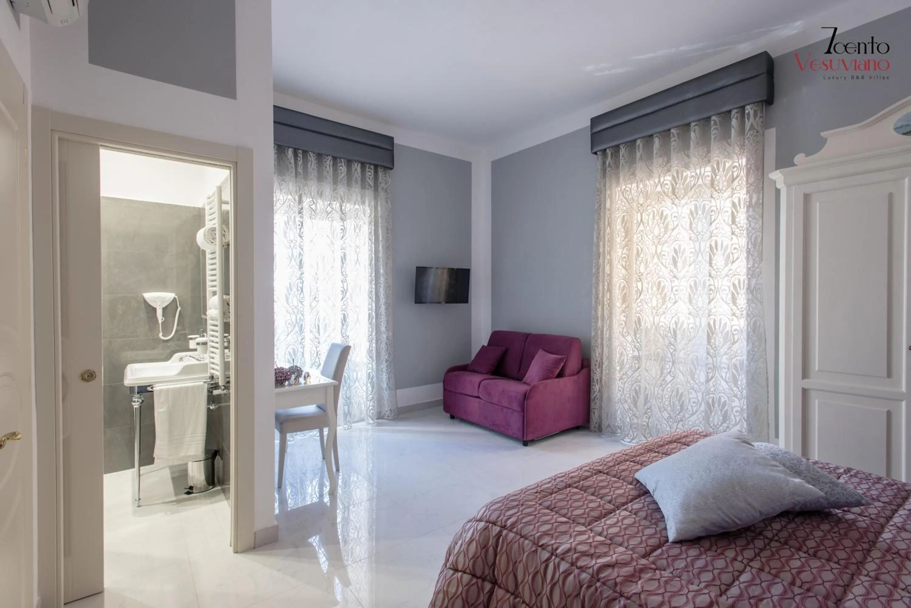 Bed in 7cento Vesuviano