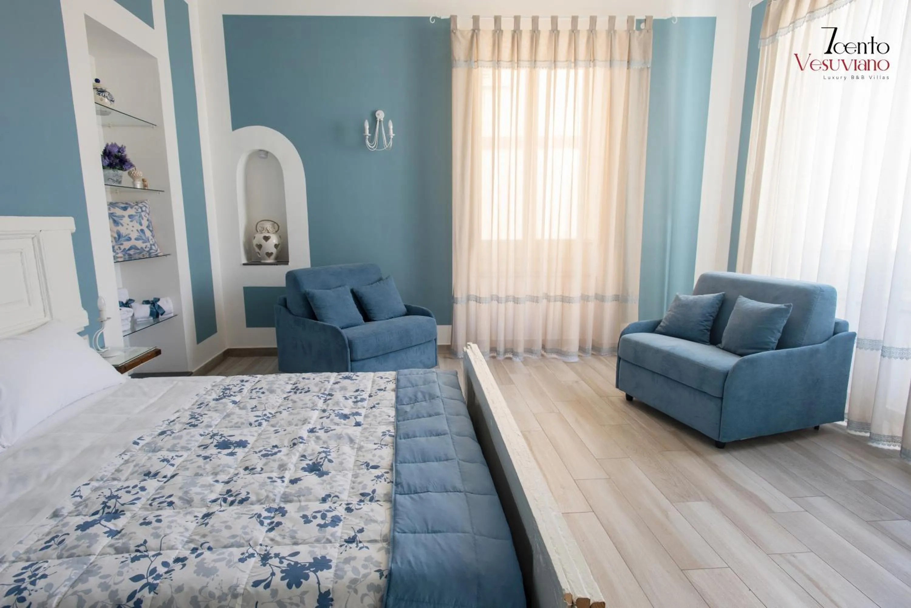 Bed in 7cento Vesuviano