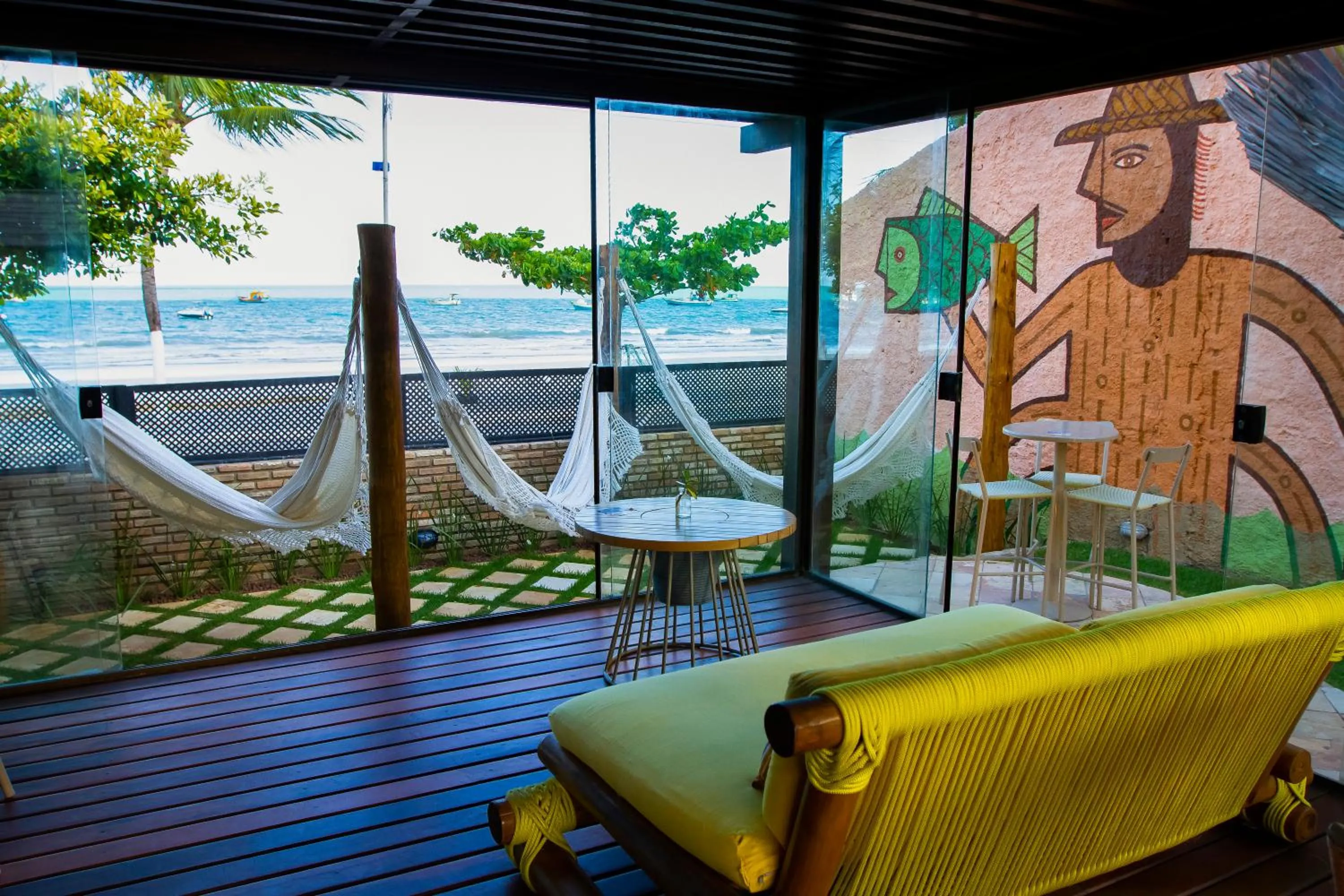 Garden view in Hotel Areias Belas