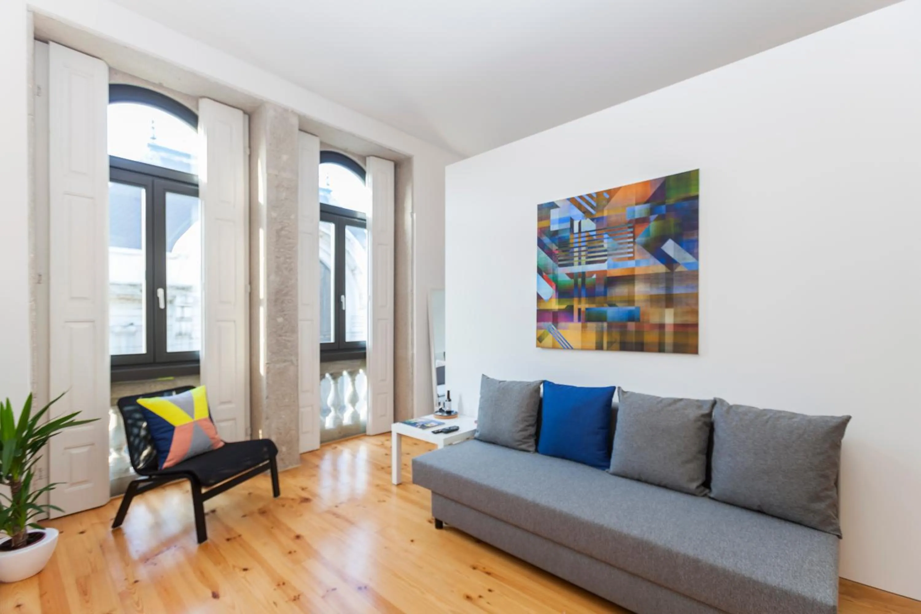 Living room in BO - Bolhão Apartments