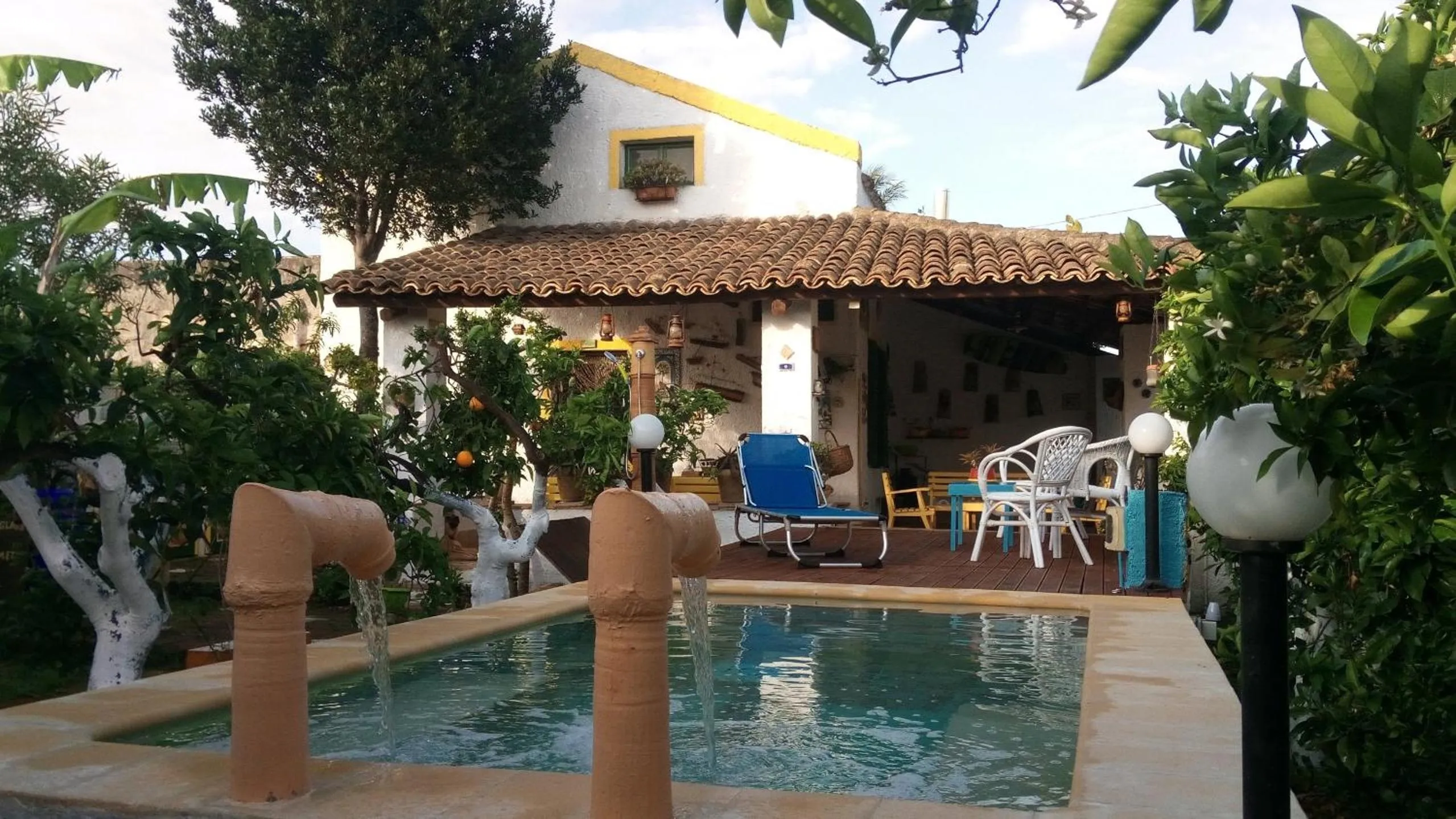 Pool view in Zagara di Sicilia