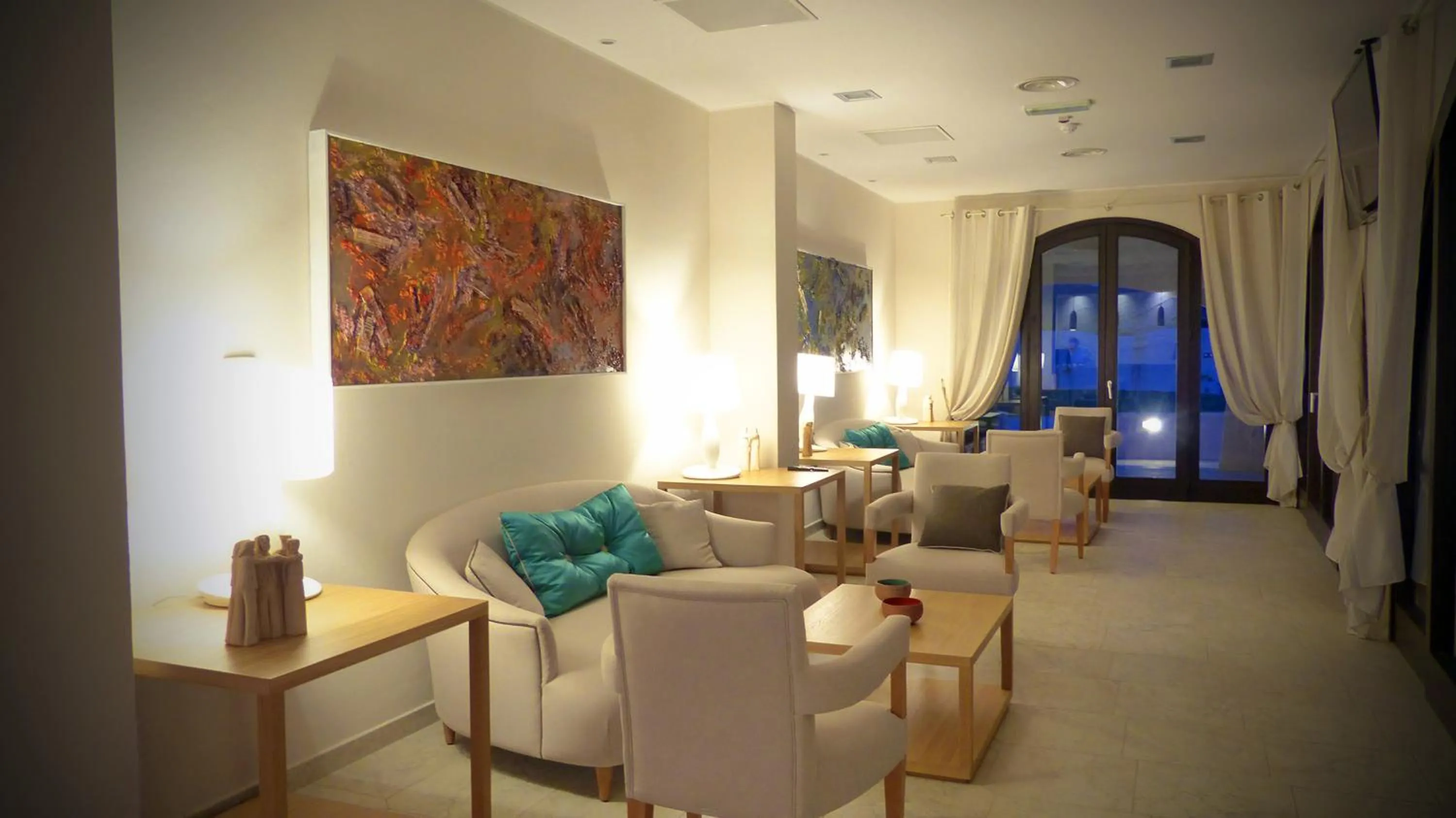 Seating area in Mercury Boutique Hotel