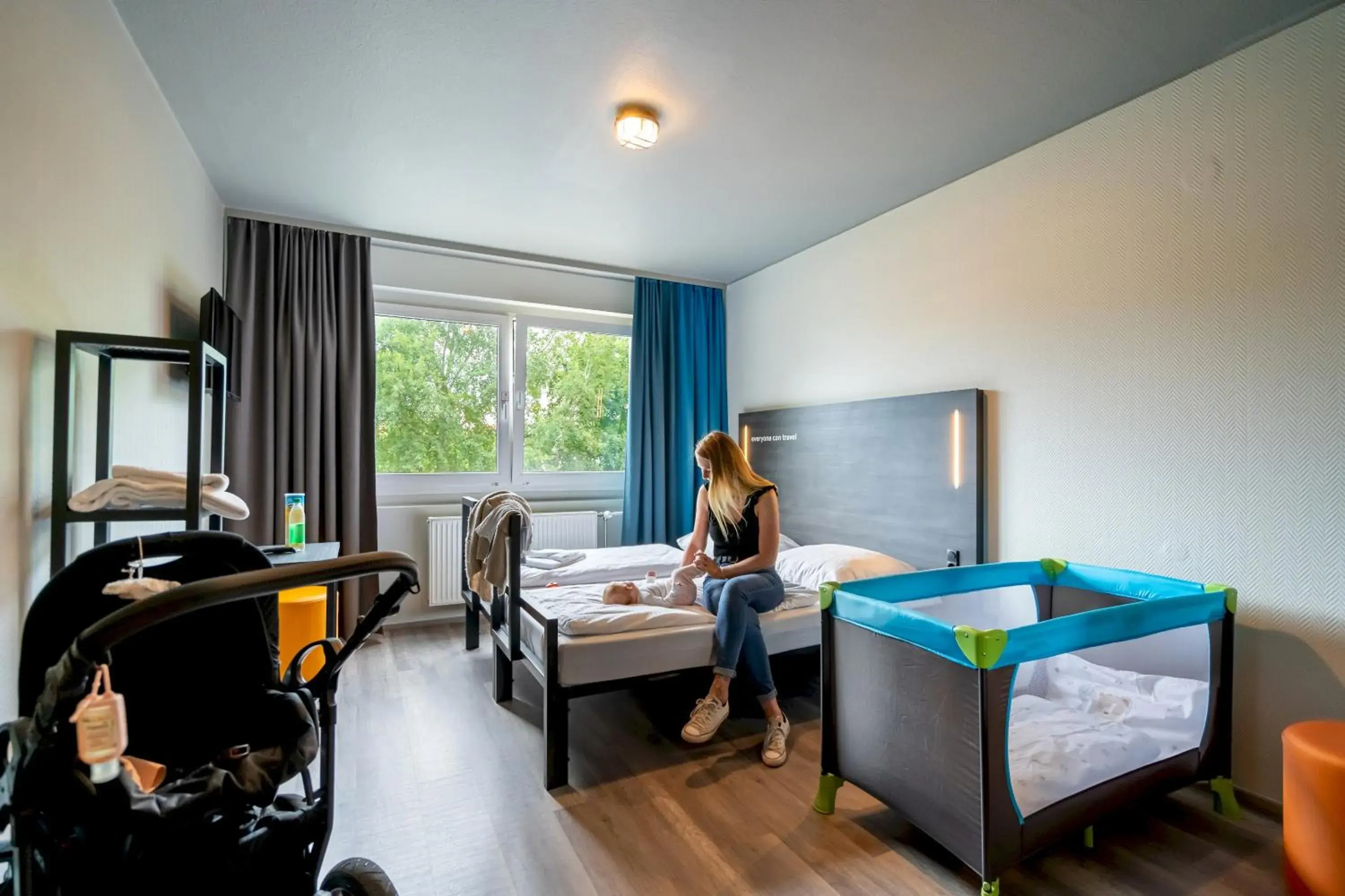 Photo of the whole room, Bed in a&o Berlin Kolumbus Photo of the whole room, Bed in a&o Berlin Kolumbus