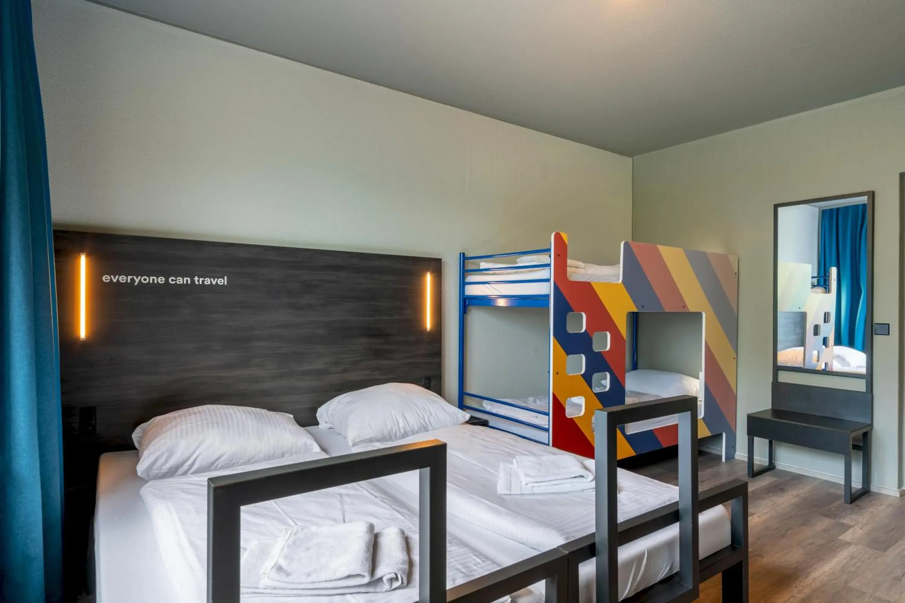 Photo of the whole room, Bed in a&o Berlin Kolumbus Photo of the whole room, Bed in a&o Berlin Kolumbus