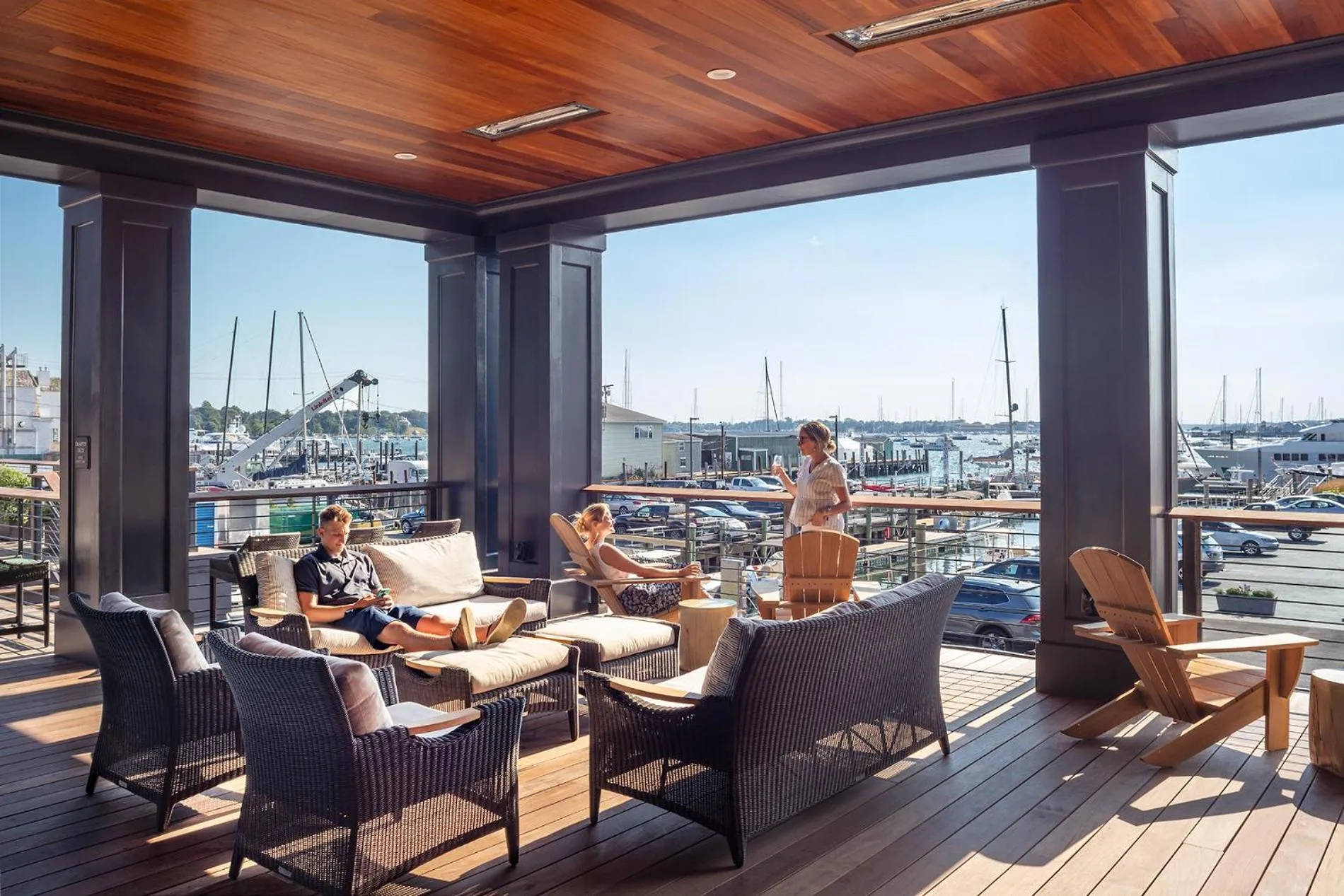 Patio in Hammetts Hotel