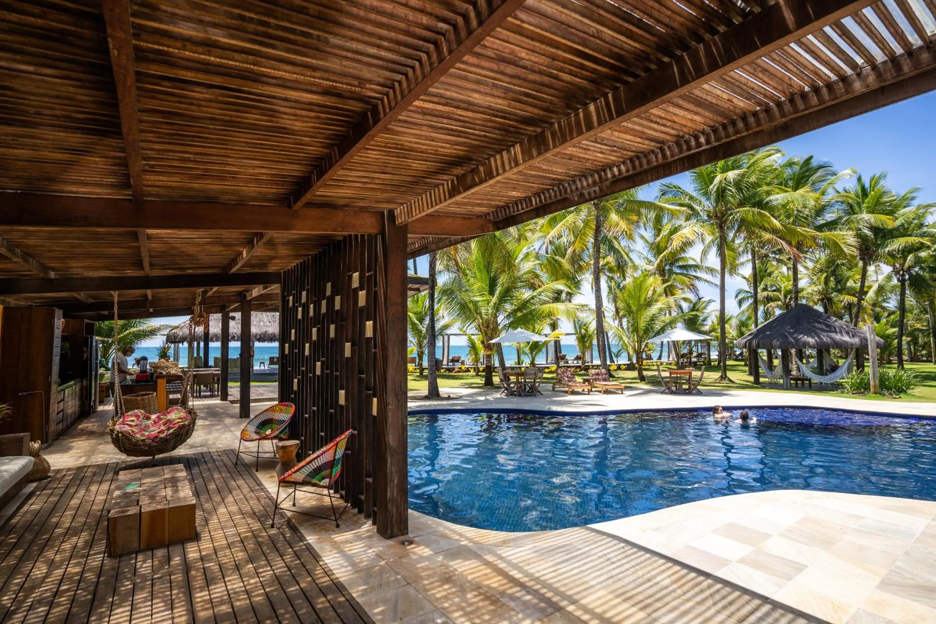 Property building in Pousada Encanto da Lua