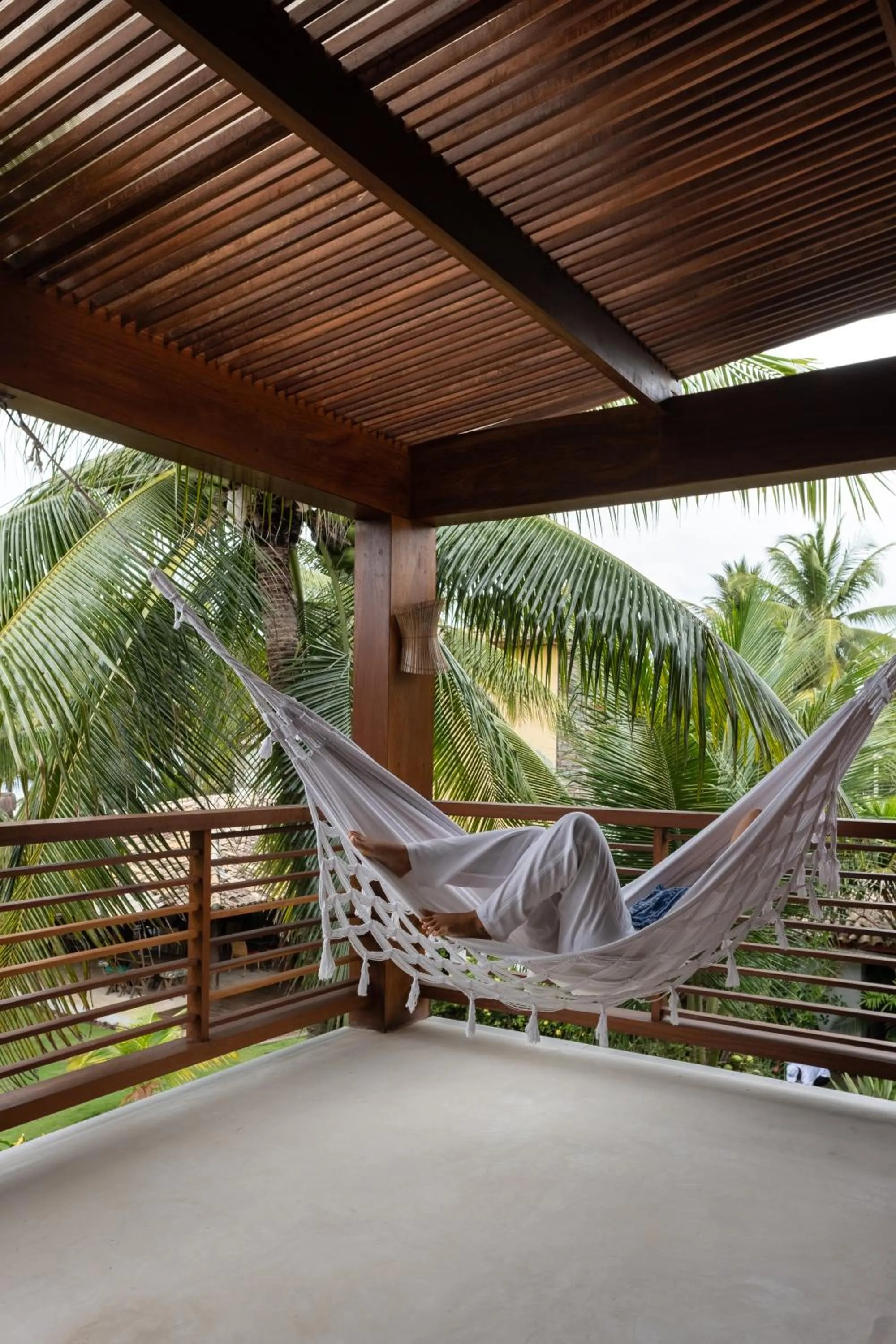 Balcony/Terrace in Pousada Encanto da Lua
