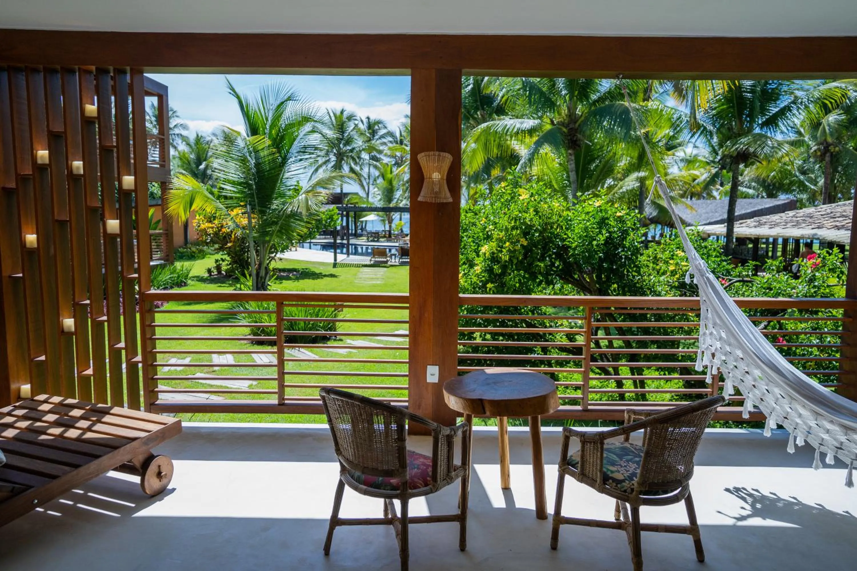 Patio in Pousada Encanto da Lua