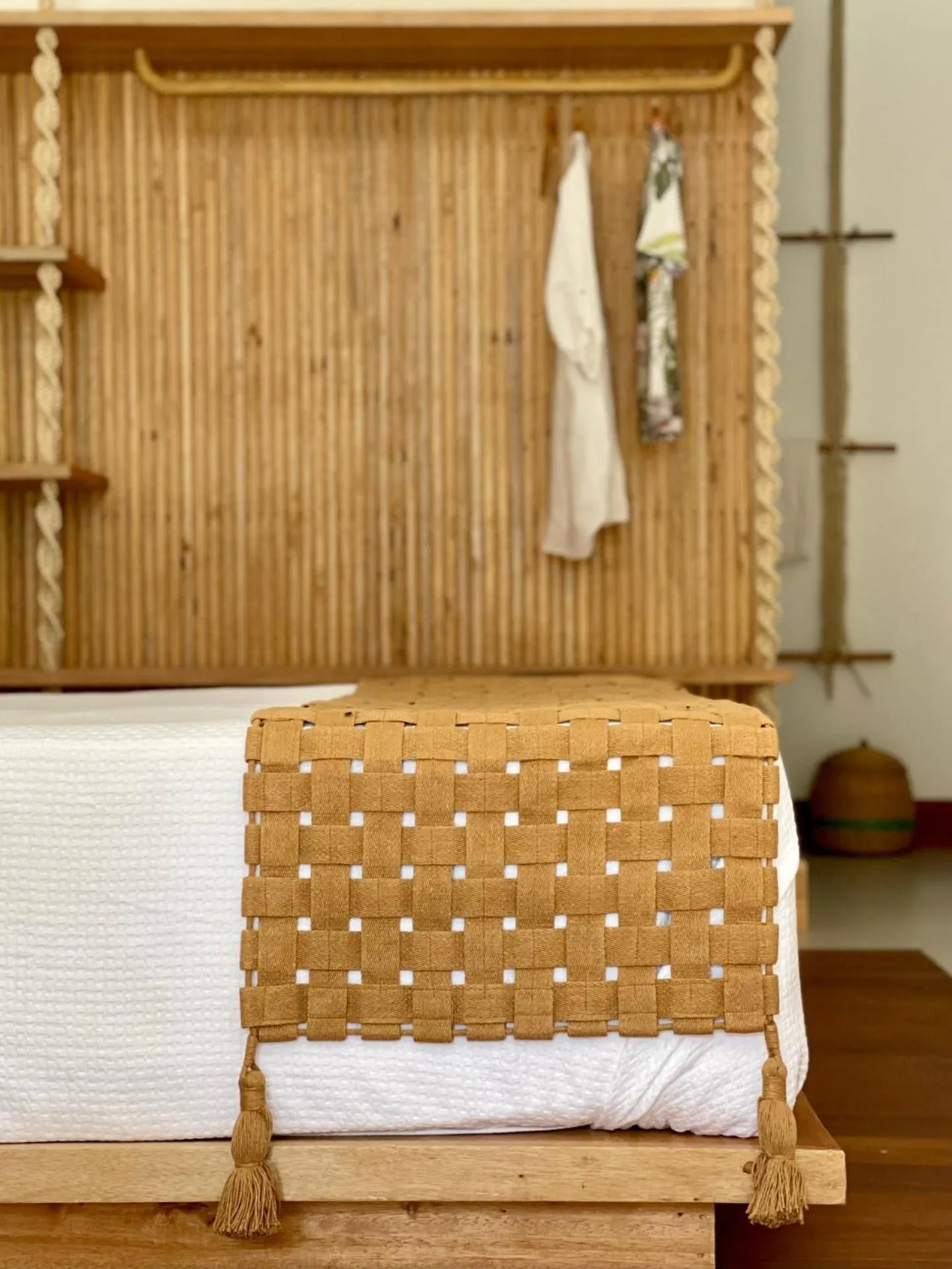 Bed in Pousada Encanto da Lua