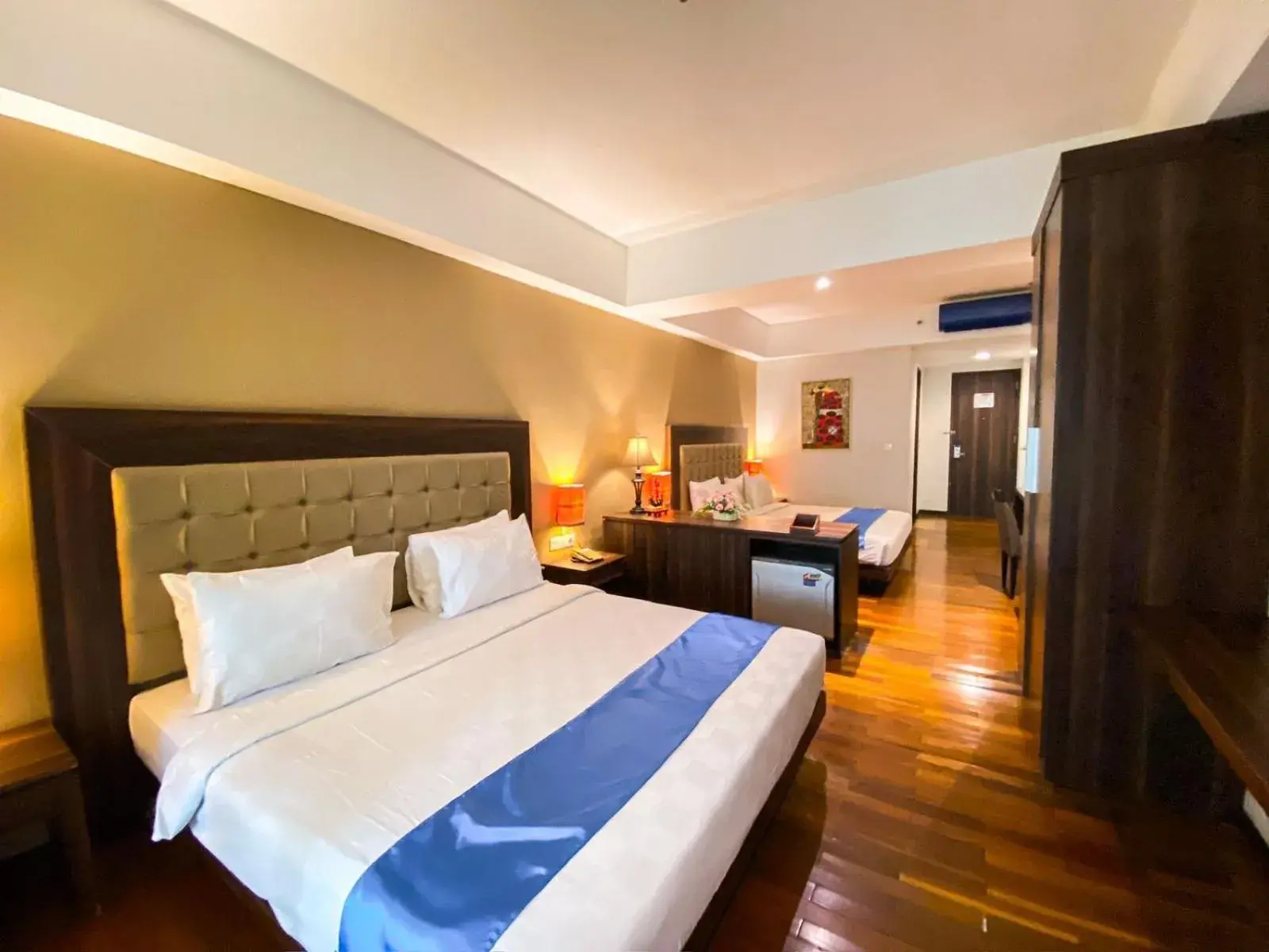 Bed in Luxury Malioboro Hotel