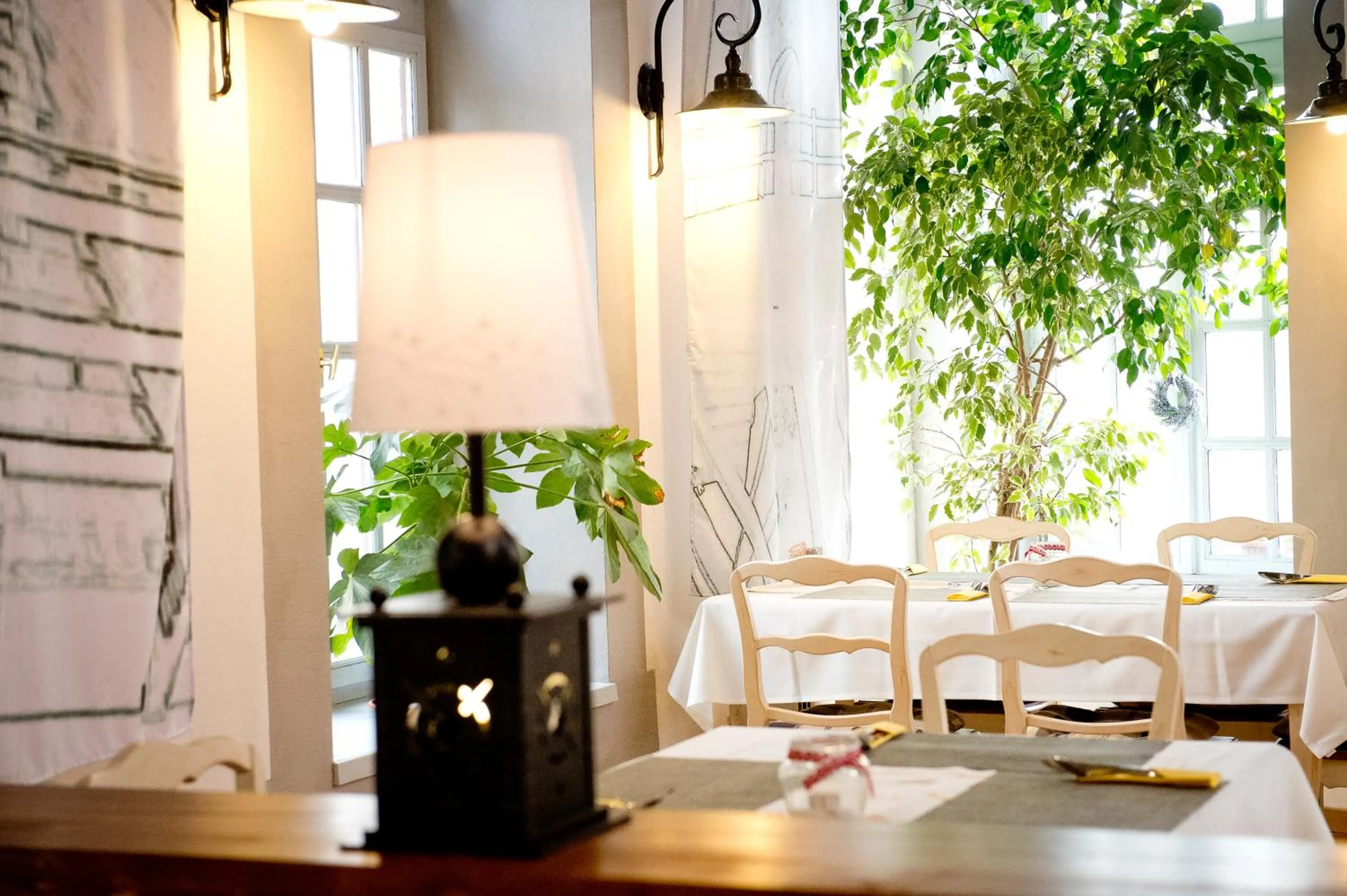 Decorative detail in Malom Hotel